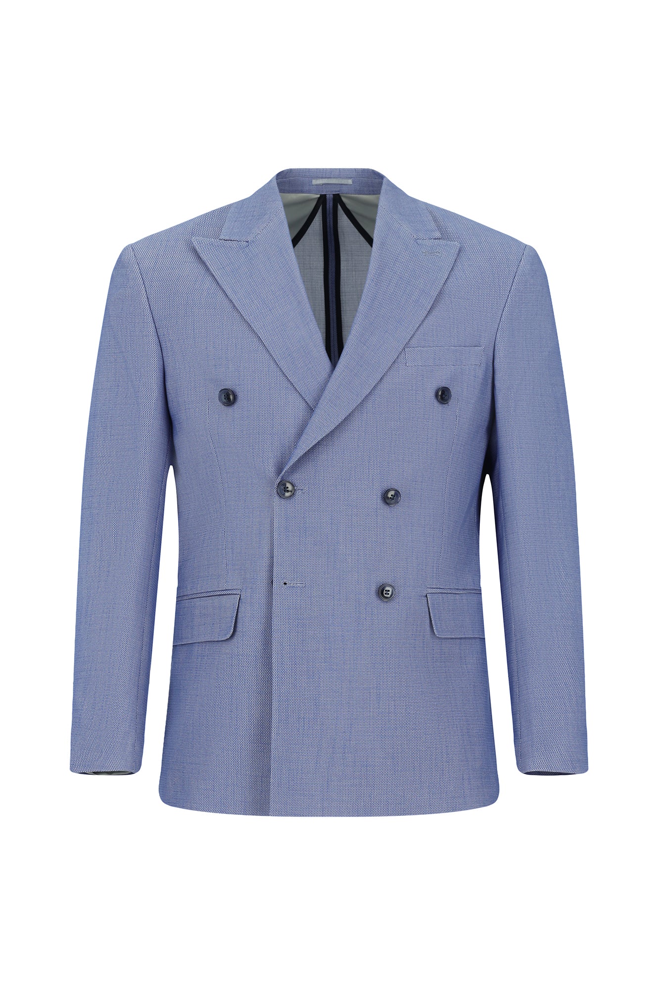 Mavi 6 Drop Regular Fit Standart Kesim Pamuklu Kruvaze Ceket - Image 6