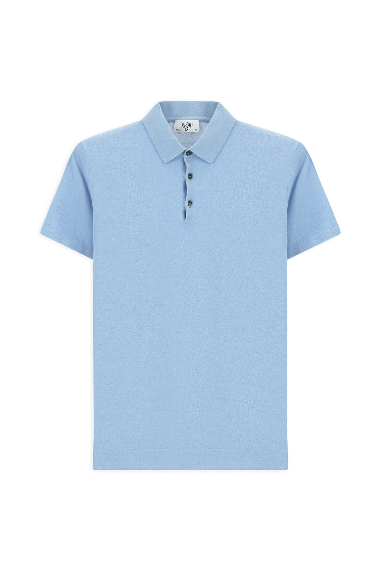 Mavi Regular Fit Pamuklu Polo Yaka Örme Tişört - Image 6