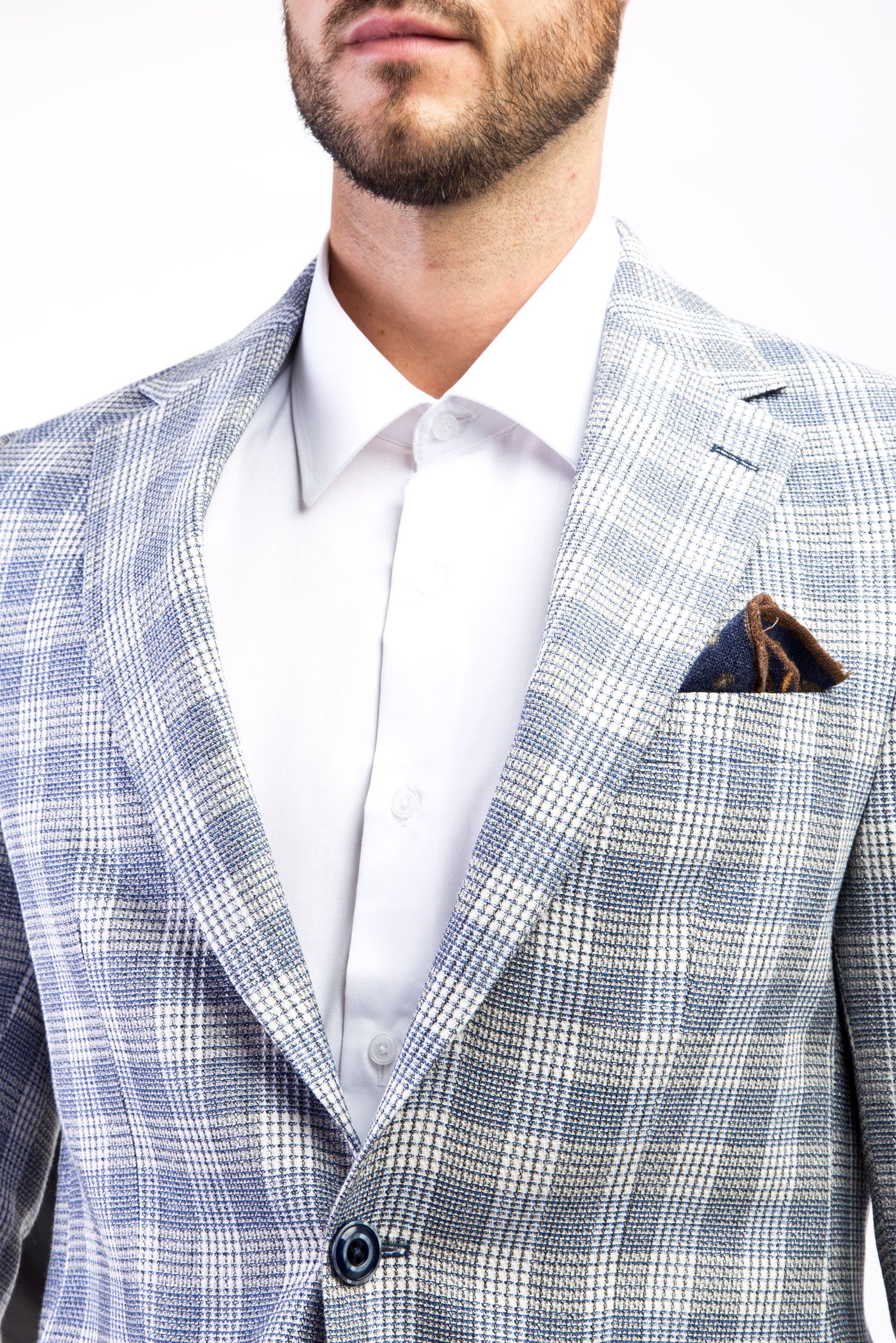 Mavi 4 Drop Relaxed Fit Rahat Kesim Ekose Ceket - Image 2
