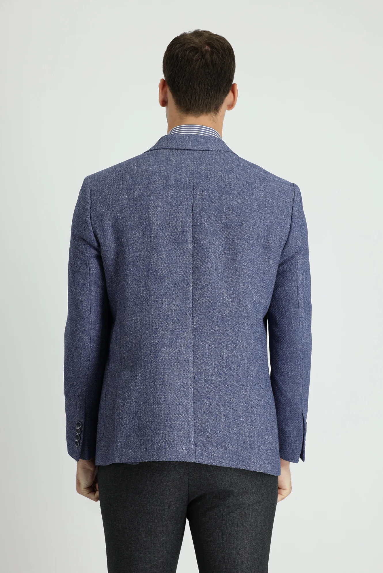 Mavi 7 Drop Slim Fit Dar Kesim Desenli Spor Ceket - Image 3