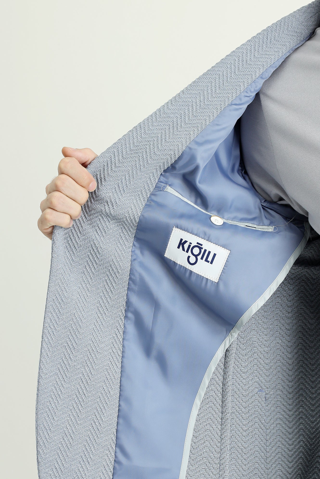 Mavi 7 Drop Slim Fit Dar Kesim Desenli Spor Ceket - Image 6