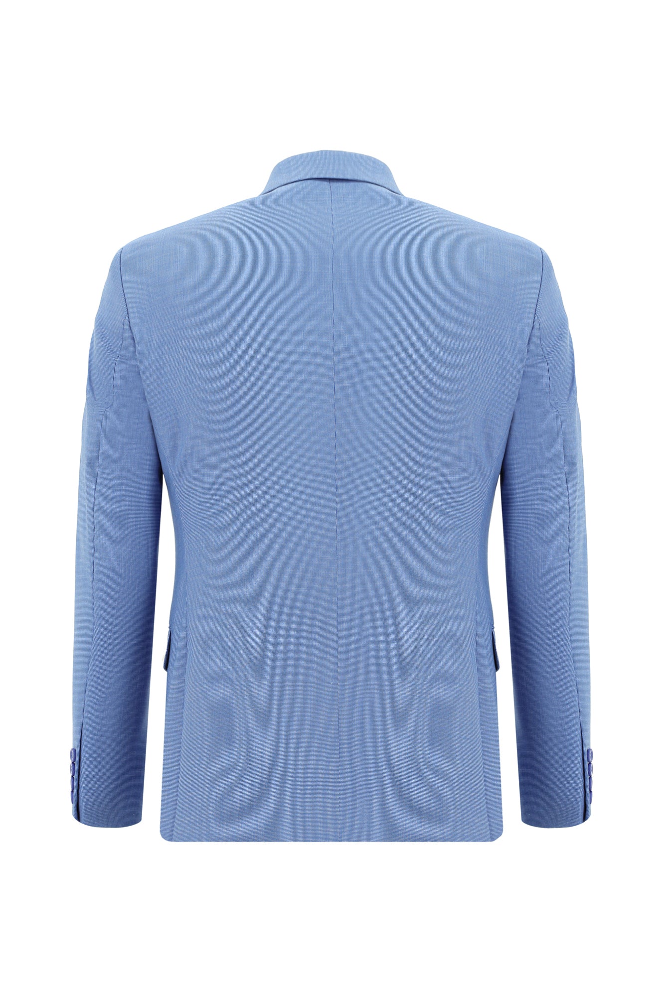 Mavi 7 Drop Slim Fit Dar Kesim Desenli Takım Elbise - Image 3