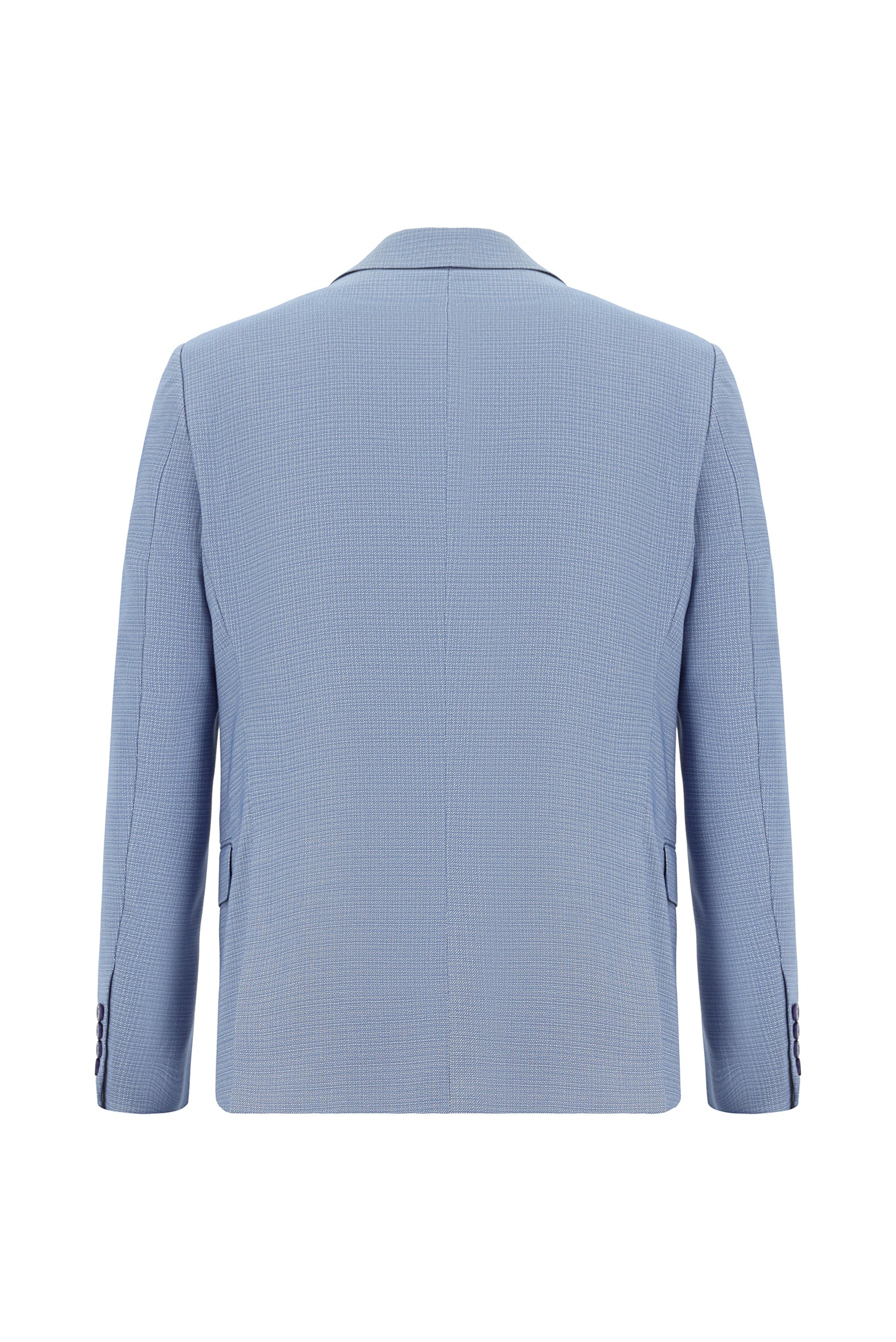 Mavi 7 Drop Slim Fit Dar Kesim Desenli Takım Elbise - Image 3