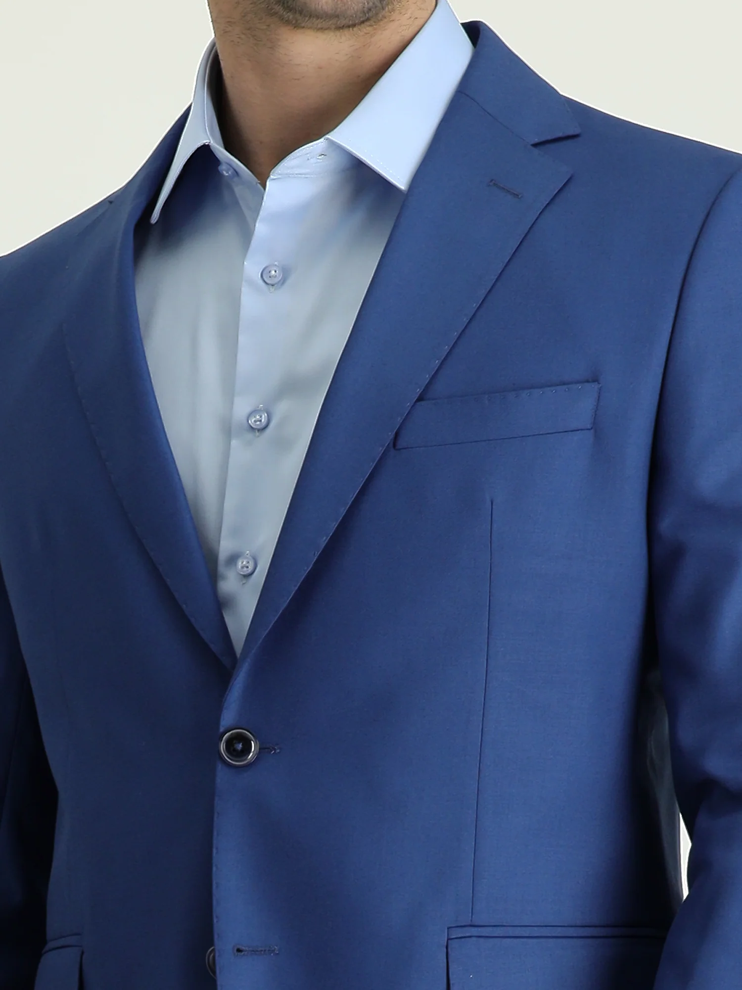 Mavi 7 Drop Slim Fit Dar Kesim Takım Elbise - Image 5