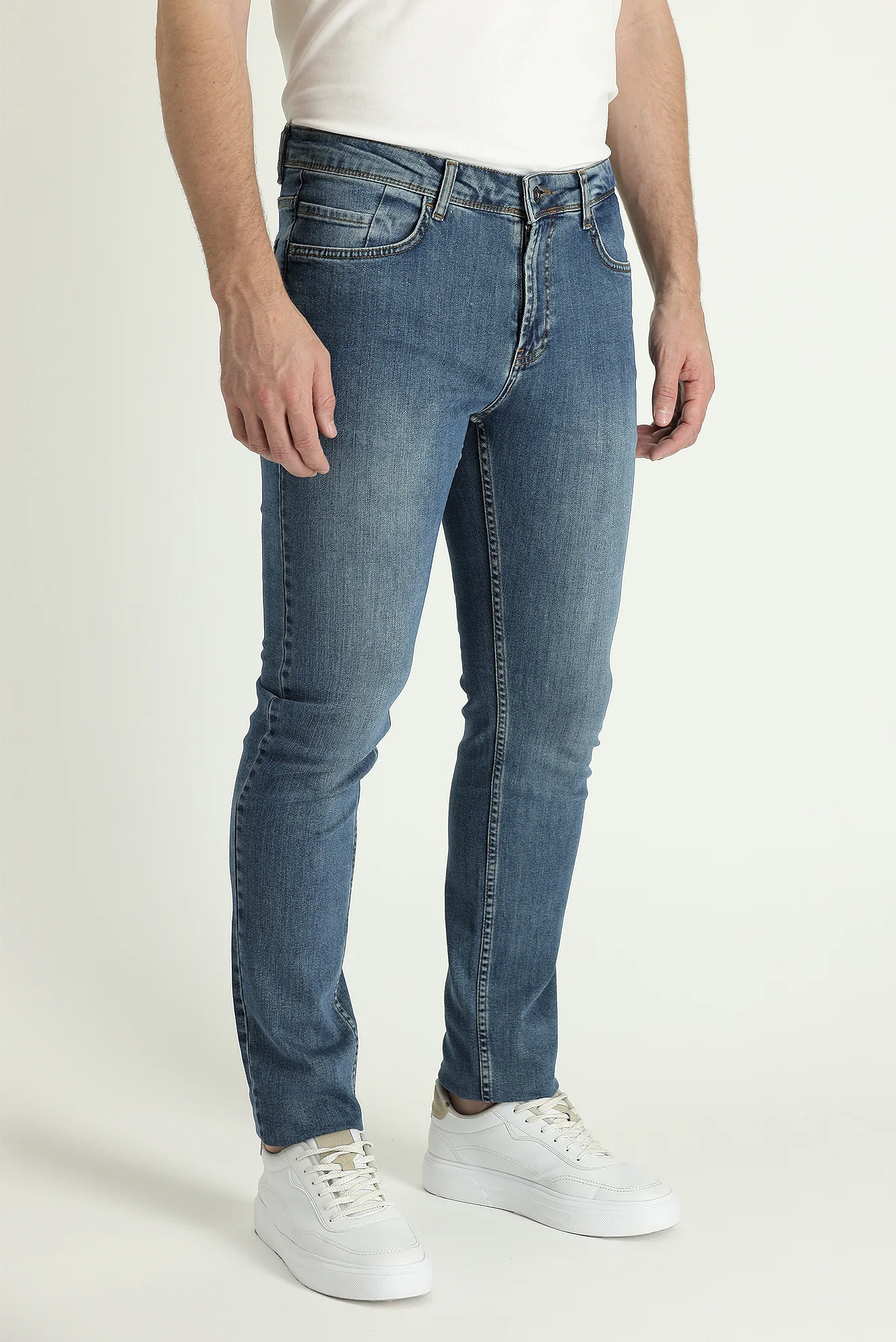 Mavi Super Slim Fit Eksra Dar Kesim Likralı Denim Pantolon - Image 3