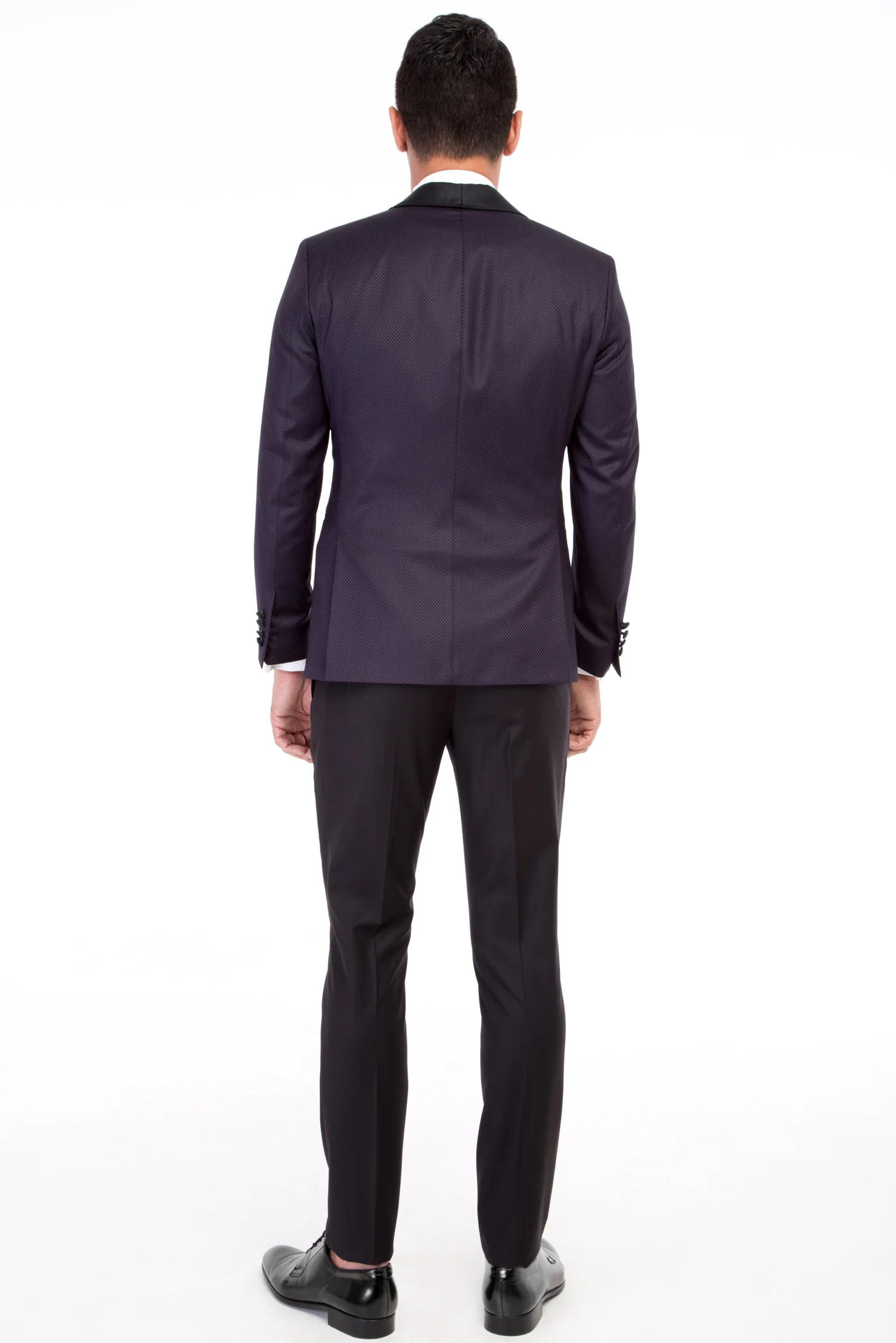 Mor 7 Drop Slim Fit Dar Kesim Smokin & Damatlık - Image 3