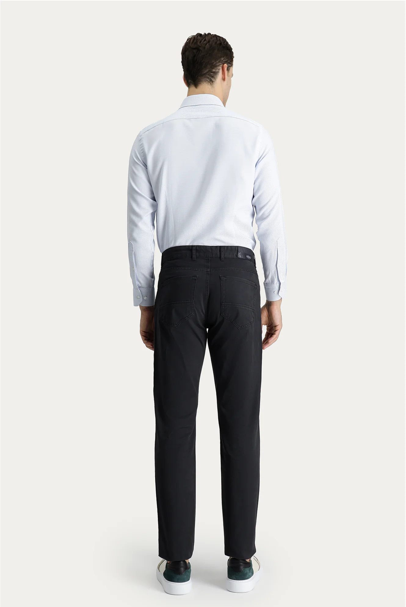 Orta Antrasit Regular Fit Standart Kesim Spor Pantolon - Image 4