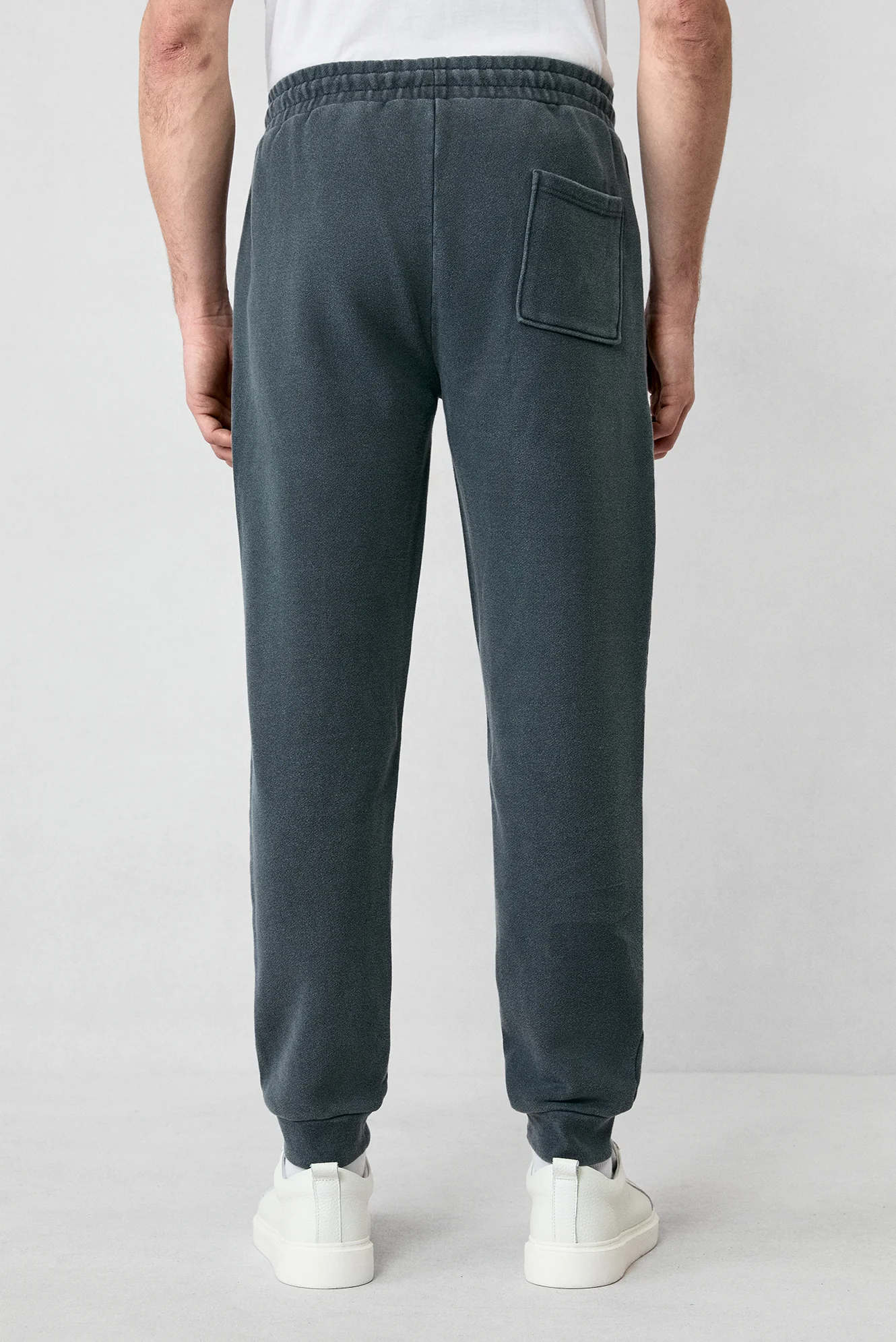 Orta Antrasit Desenli Pamuklu Sweatpant / Eşofman Altı - Image 9