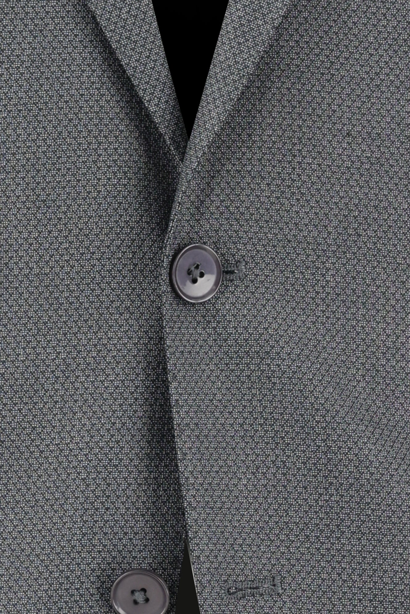 Orta Antrasit 4 Drop Relaxed Fit Rahat Kesim Desenli Takım Elbise - Image 4