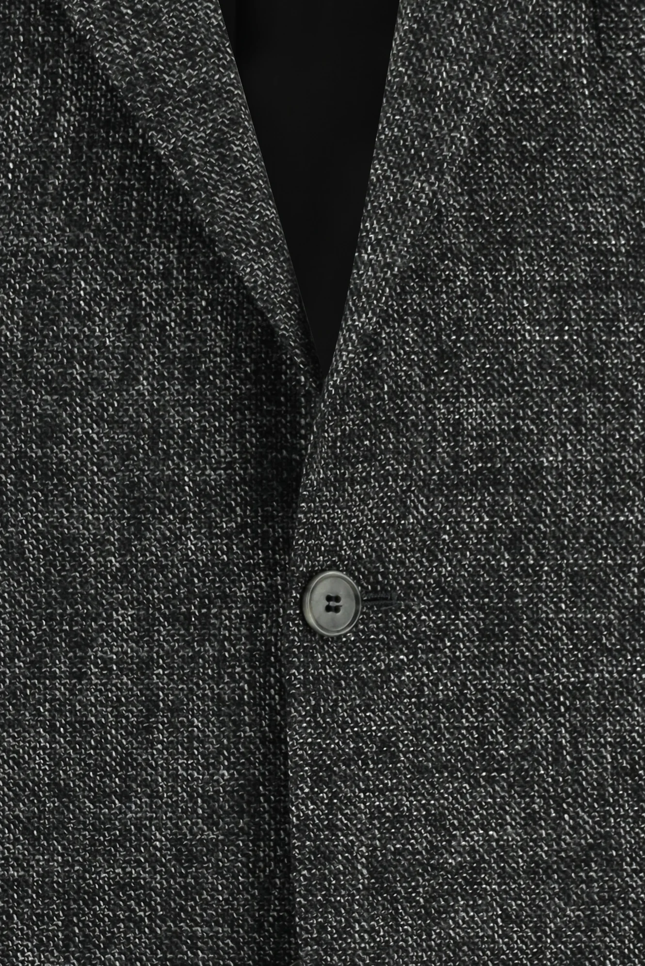 Orta Antrasit 4 Drop Relaxed Fit Rahat Kesim Yünlü Klasik Ceket - Image 3