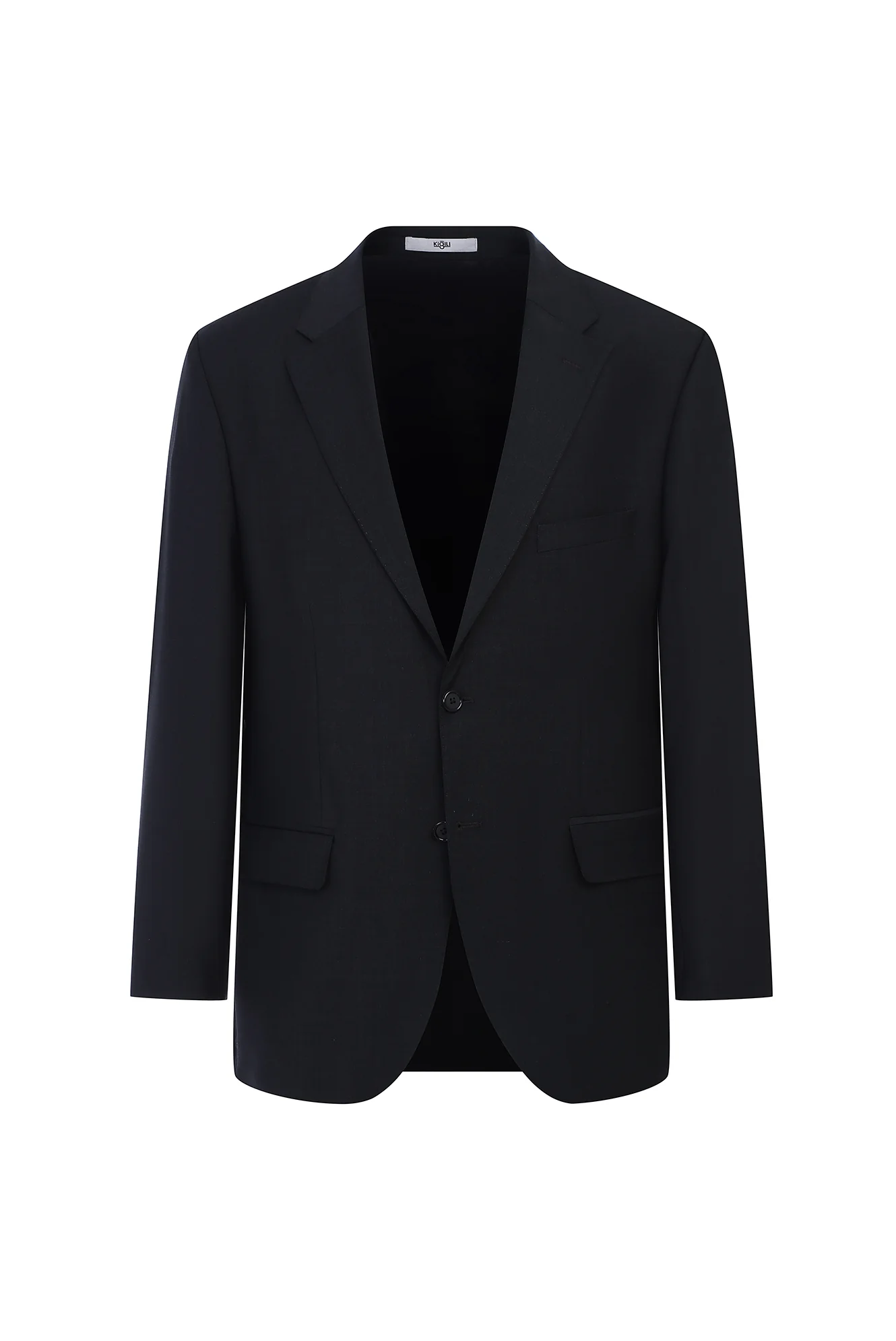 Orta Antrasit 4 Drop Relaxed Fit Rahat Kesim Yünlü Takım Elbise - Image 2