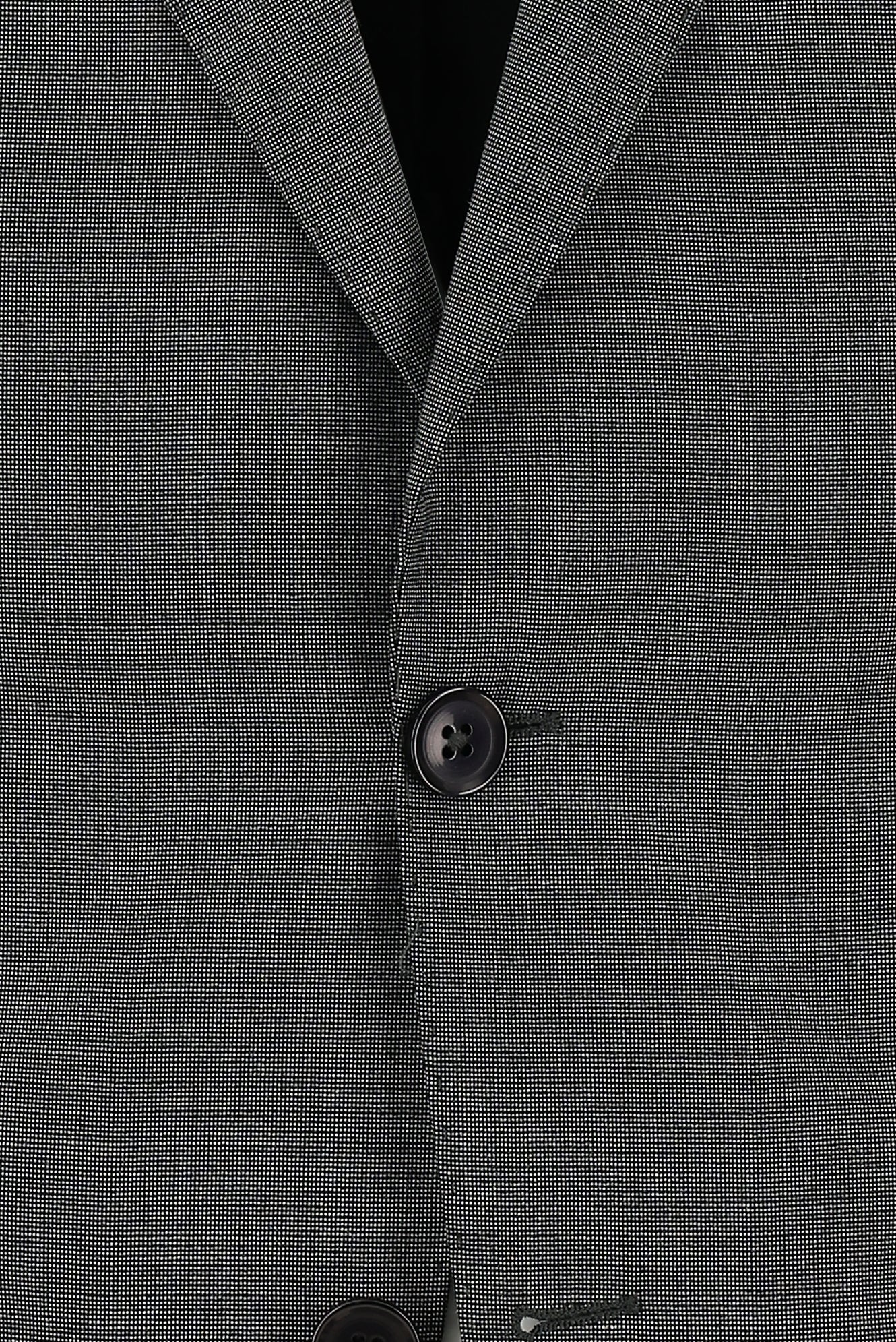 Orta Antrasit 7 Drop Slim Fit Dar Kesim Beli Lastikli İpli Desenli Takım Elbise - Image 4