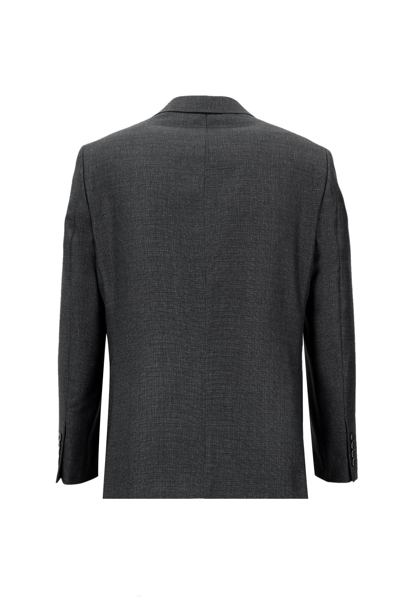 Orta Antrasit 7 Drop Slim Fit Dar Kesim Desenli Ceket - Image 2