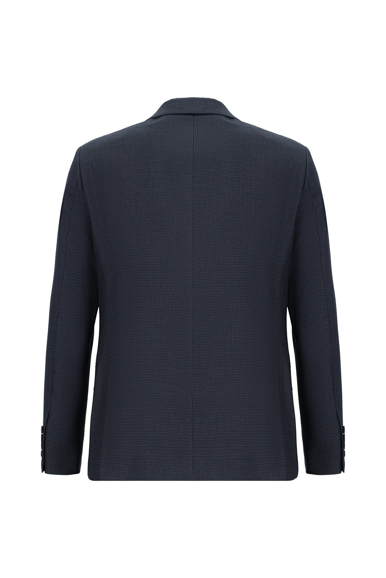 Orta Antrasit 7 Drop Slim Fit Dar Kesim Desenli Takım Elbise - Image 3