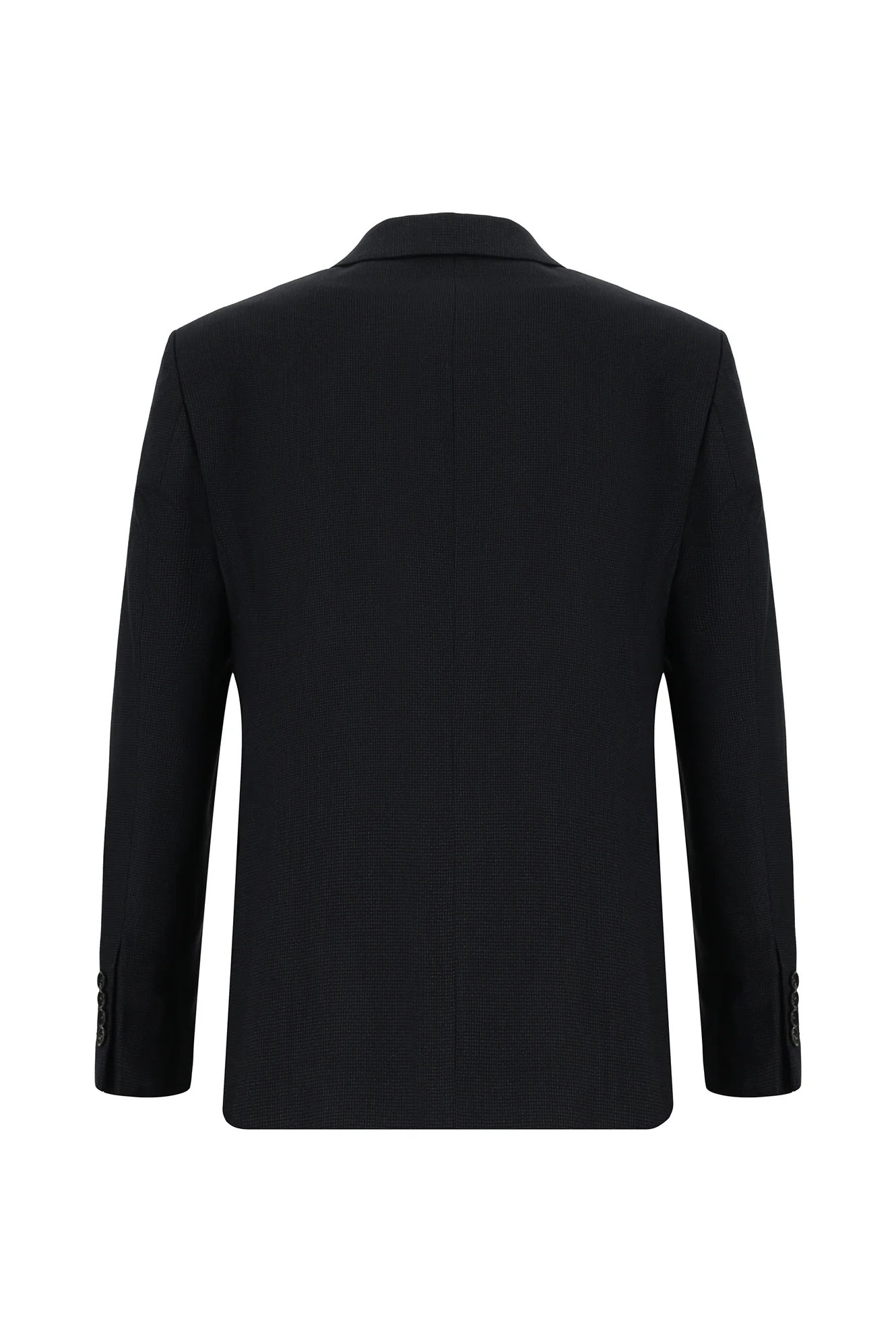 Orta Antrasit 7 Drop Slim Fit Dar Kesim Desenli Takım Elbise - Image 3