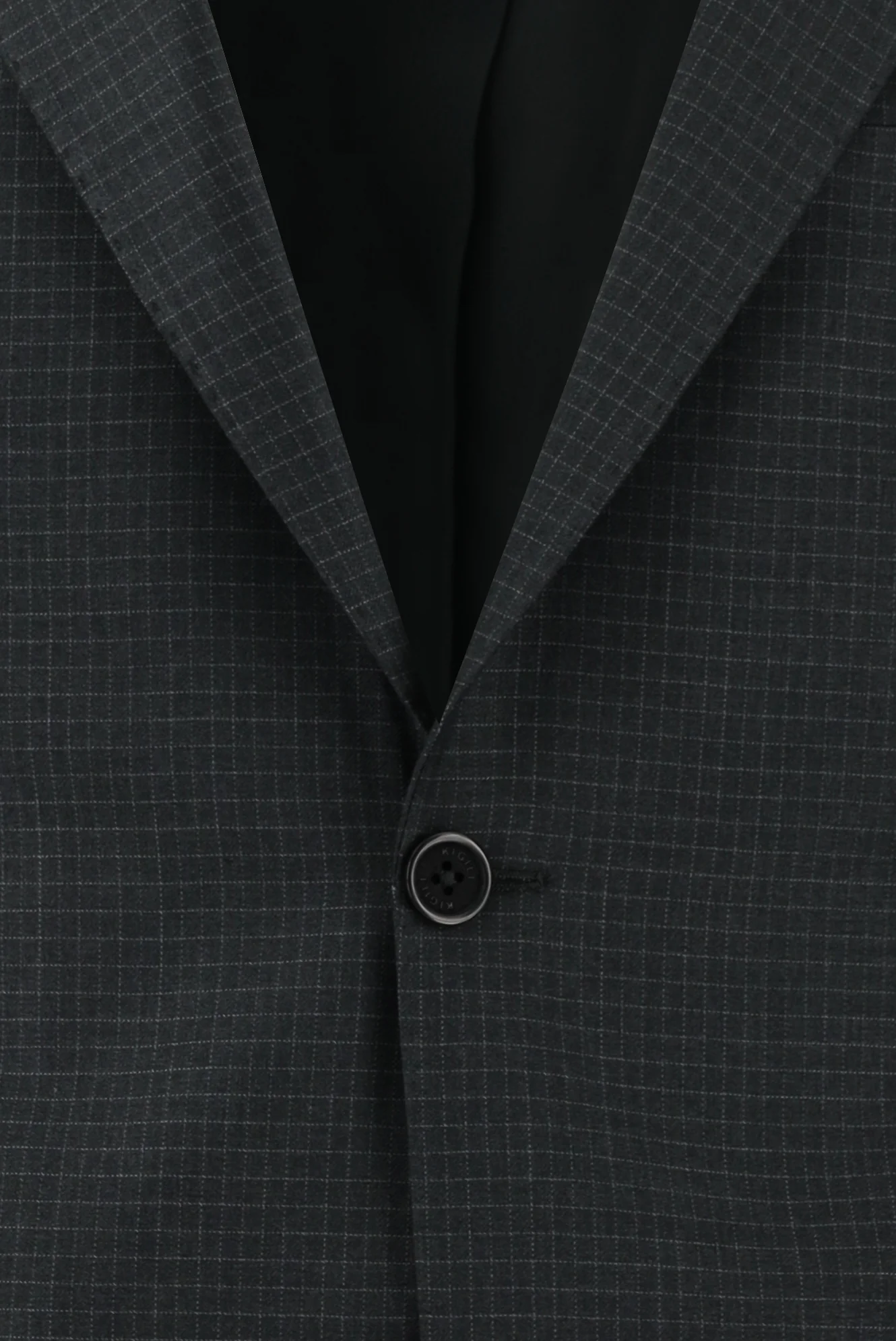 Orta Antrasit 7 Drop Slim Fit Dar Kesim Ekose Takım Elbise - Image 4