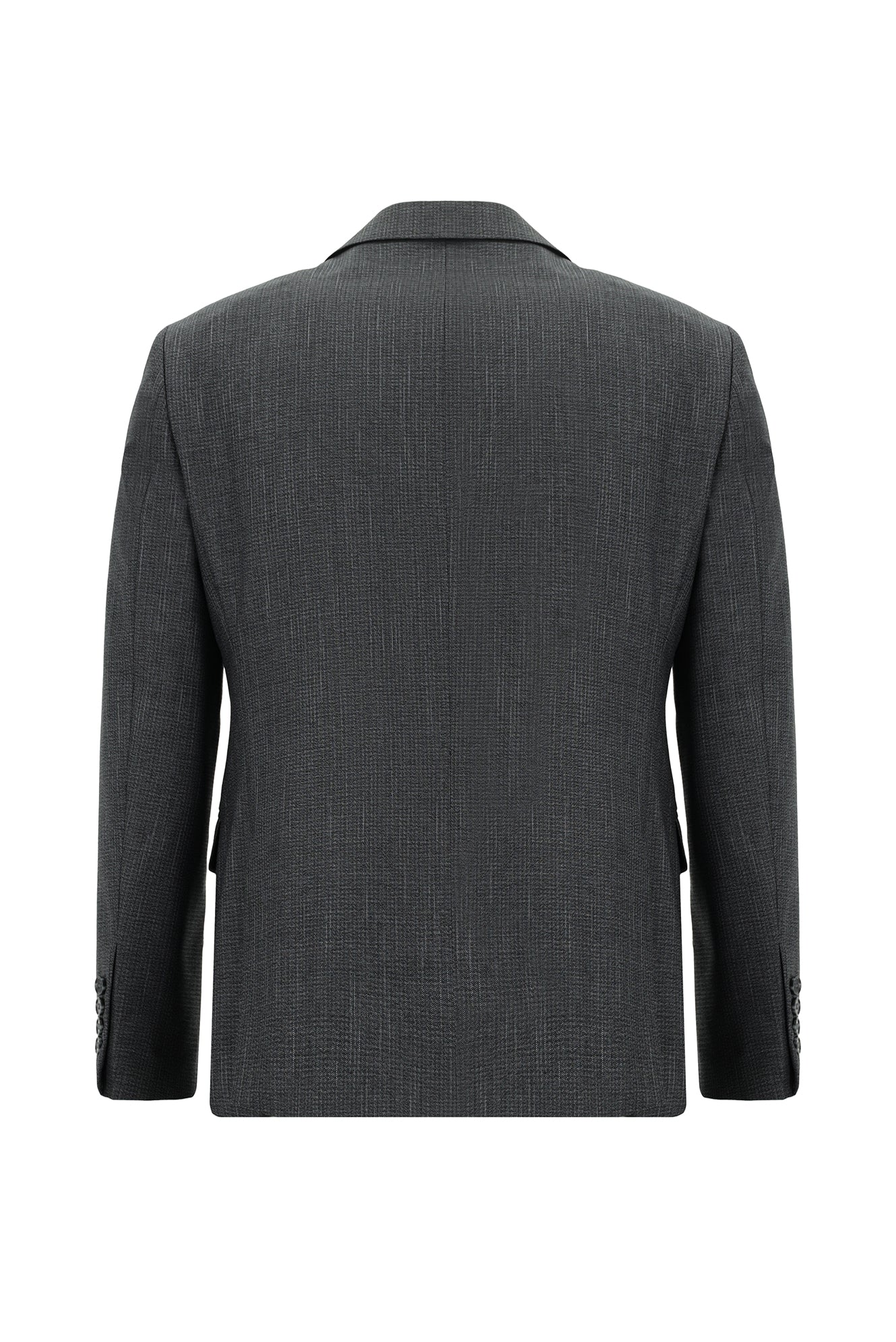 Orta Antrasit 7 Drop Slim Fit Dar Kesim Takım Elbise - Image 3