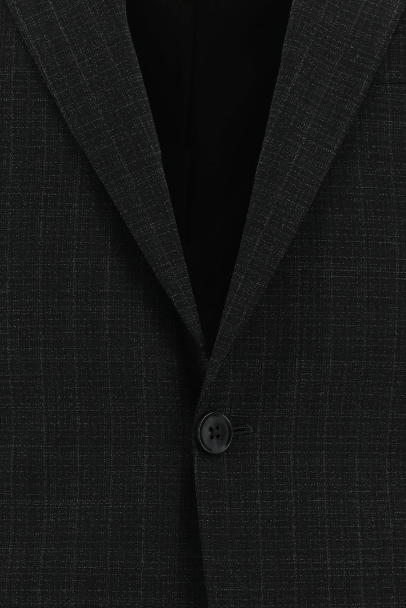 Orta Antrasit 7 Drop Slim Fit Dar Kesim Yünlü Ekose Takım Elbise - Image 4