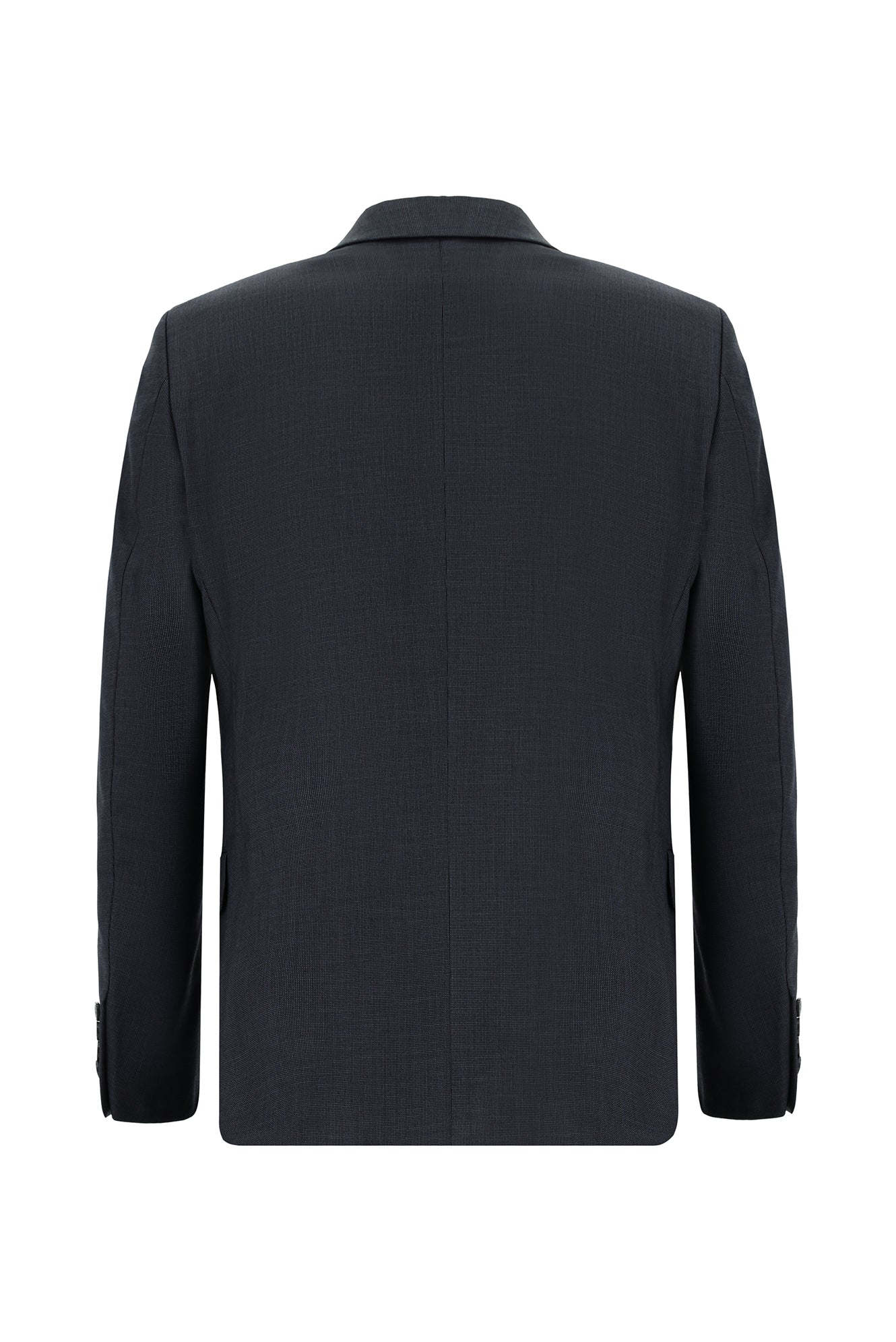 Orta Antrasit 7 Drop Super Slim Fit Eksra Dar Kesim Desenli Takım Elbise - Image 3