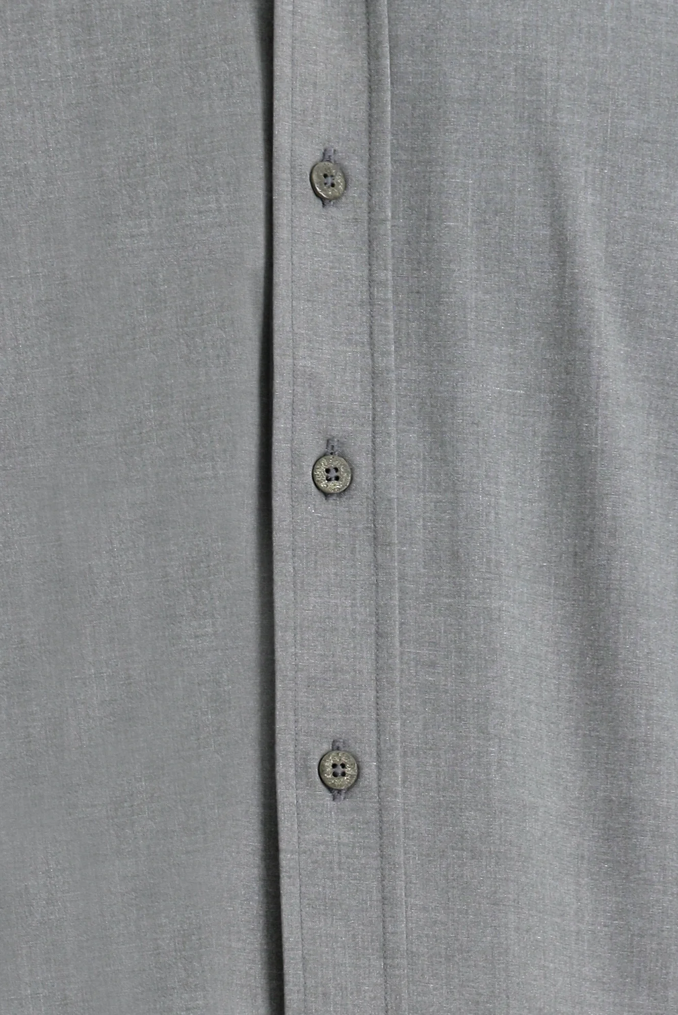 Orta Antrasit Uzun Kol Slim Fit Dar Kesim Pamuklu Gömlek - Image 6
