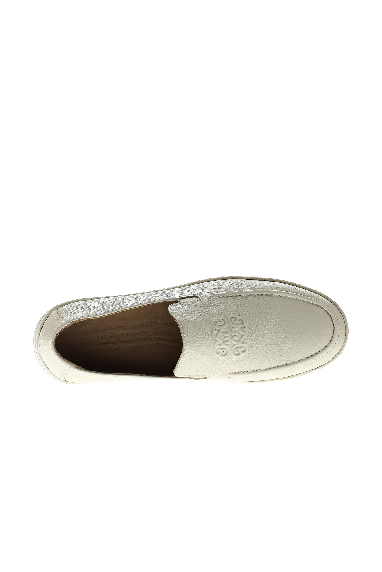 Orta Bej Casual Loafer Deri Ayakkabı - Image 5