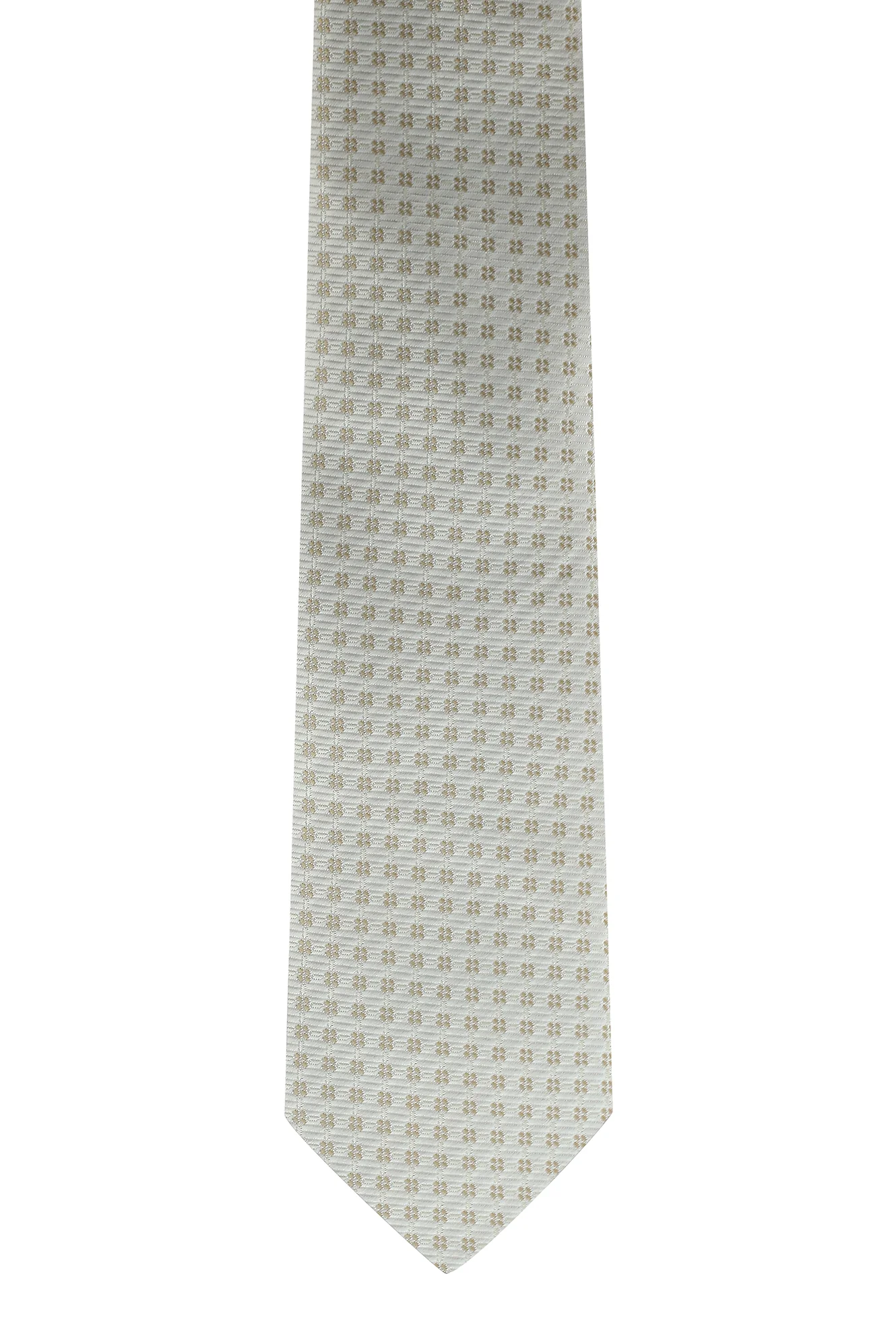 Orta Bej Desenli Kravat - Image 2