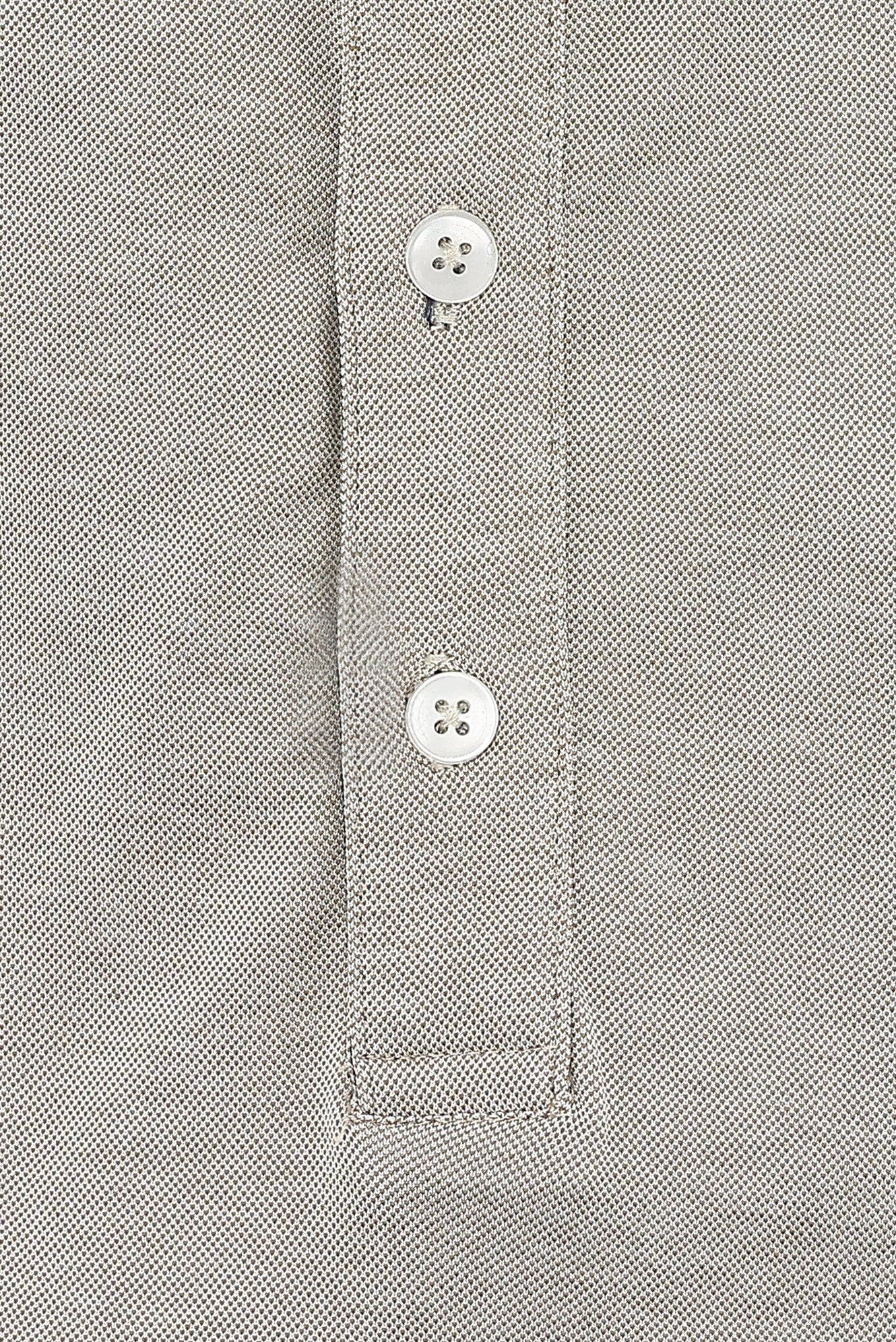 Orta Bej Polo Yaka Regular Fit Tişört - Image 2