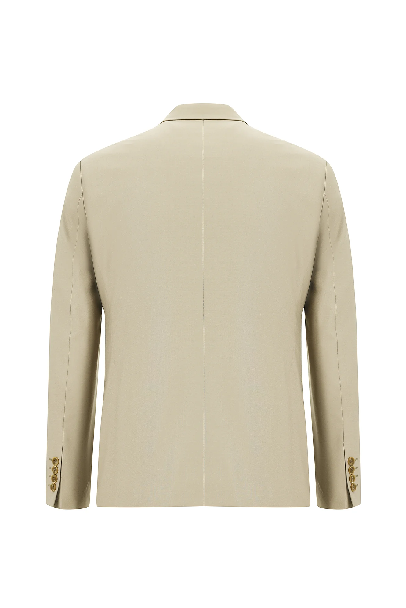 Orta Bej 7 Drop Slim Fit Dar Kesim Takım Elbise - Image 3