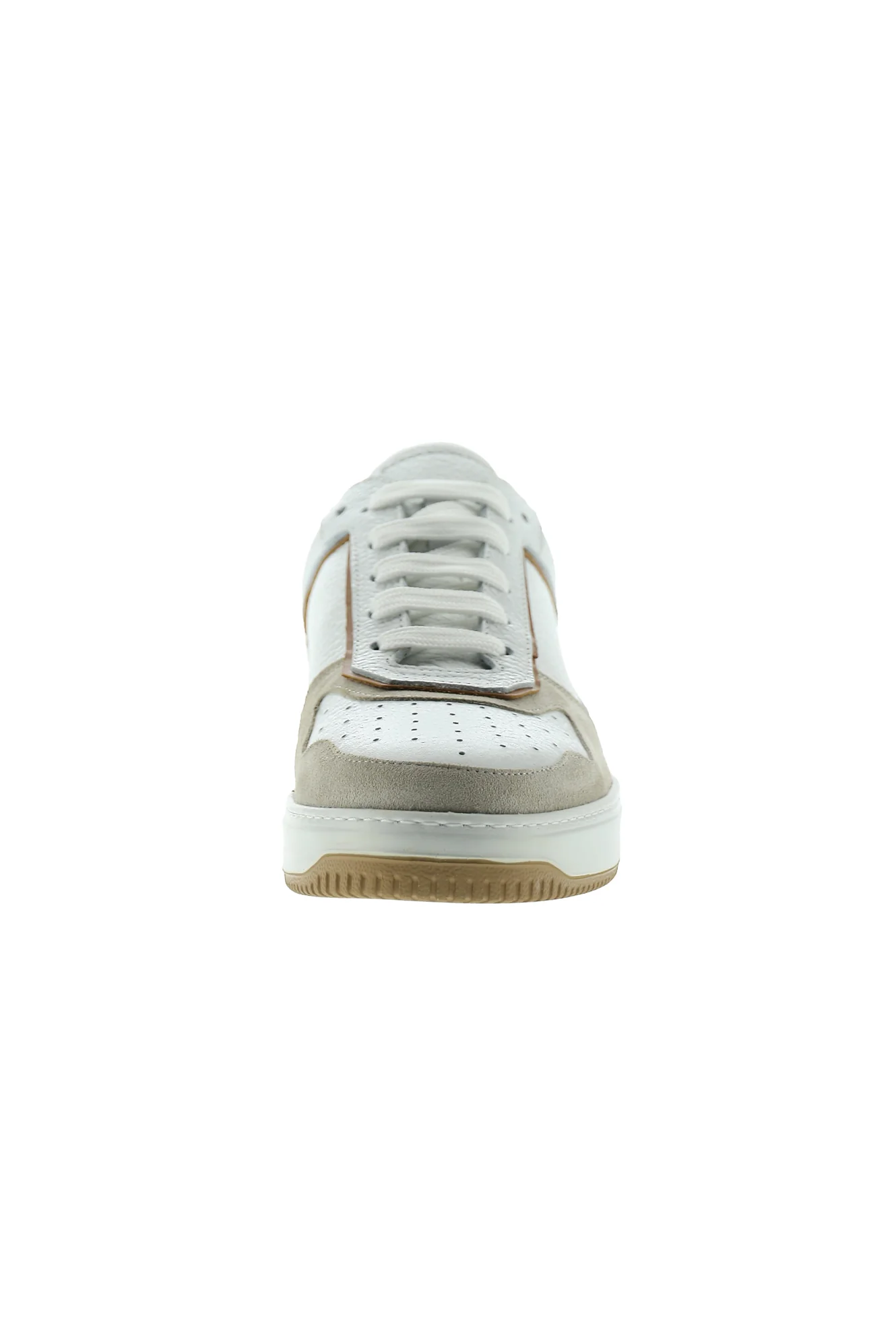 Orta Bej Sneaker Deri Ayakkabı - Image 3