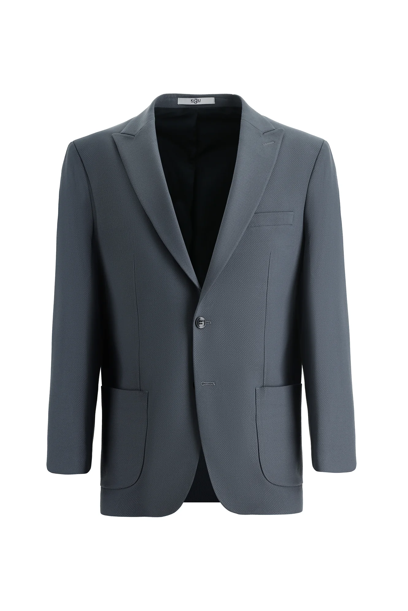 Orta Füme 6 Drop Regular Fit Standart Kesim Klasik Ceket