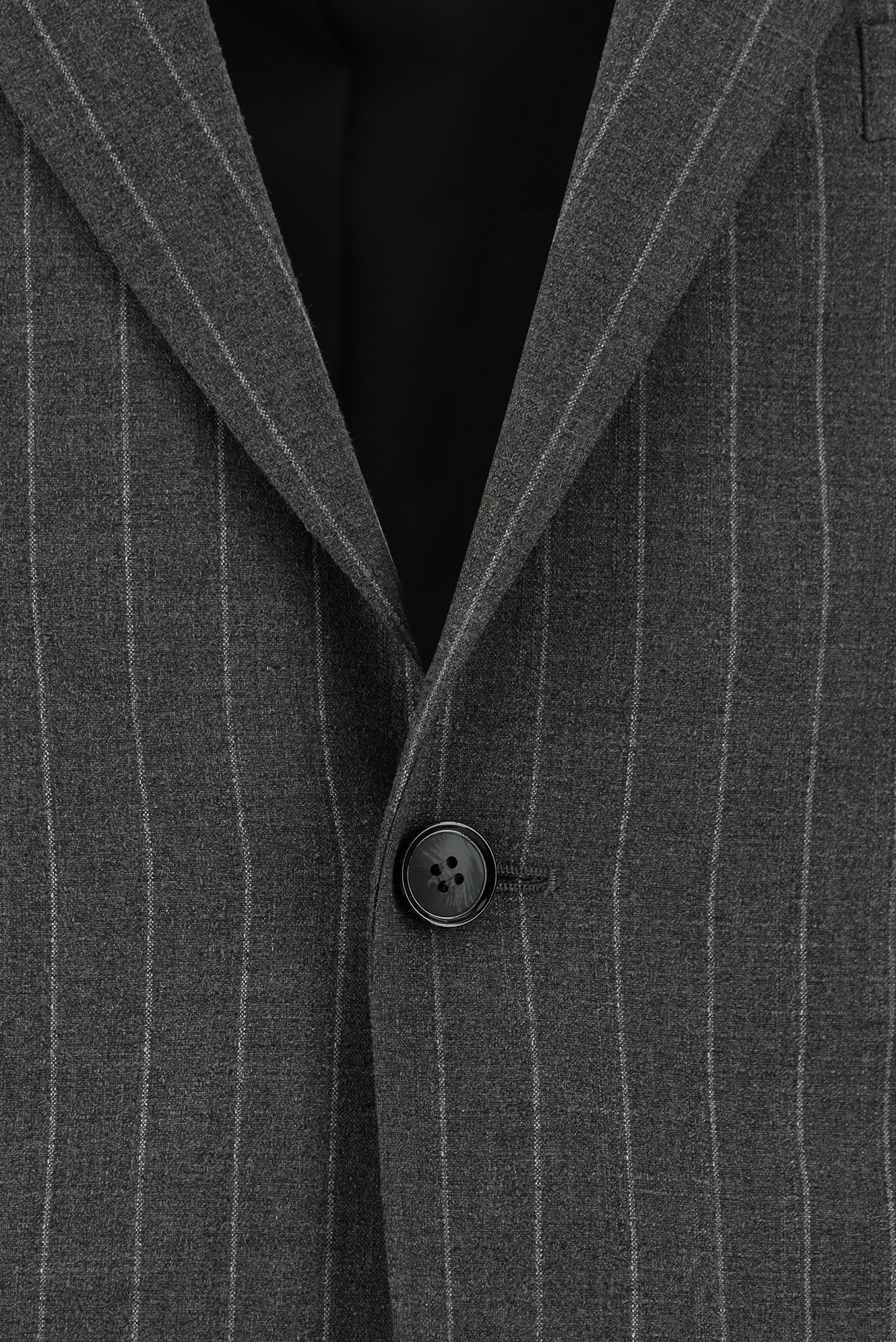Orta Füme 6 Drop Regular Fit Standart Kesim Çizgili Takım Elbise - Image 4