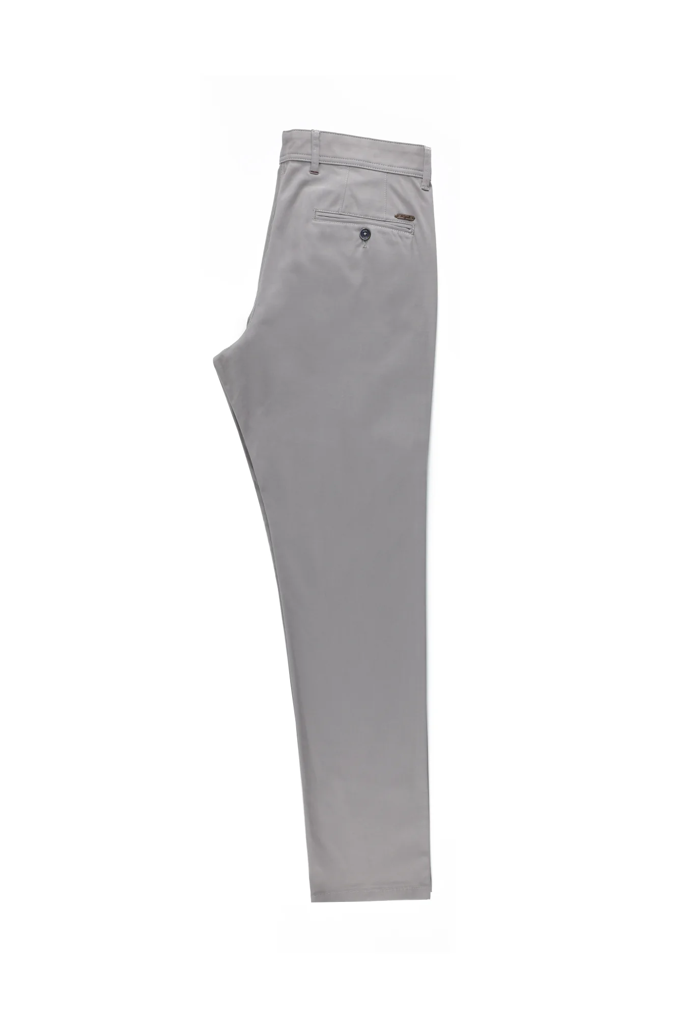 Orta Füme Regular Fit Standart Kesim Likralı Kanvas / Chino Pantolon - Image 2