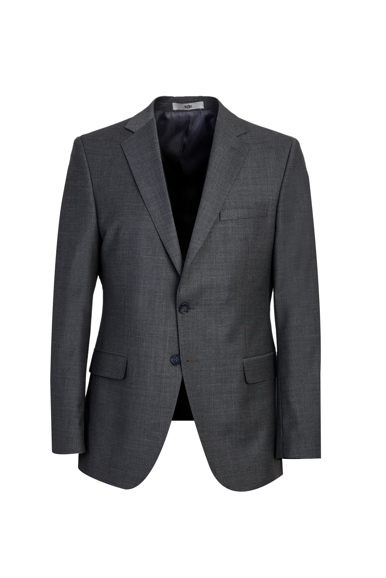 Orta Füme 6 Drop Regular Fit Standart Kesim Yünlü Takım Elbise - Image 2