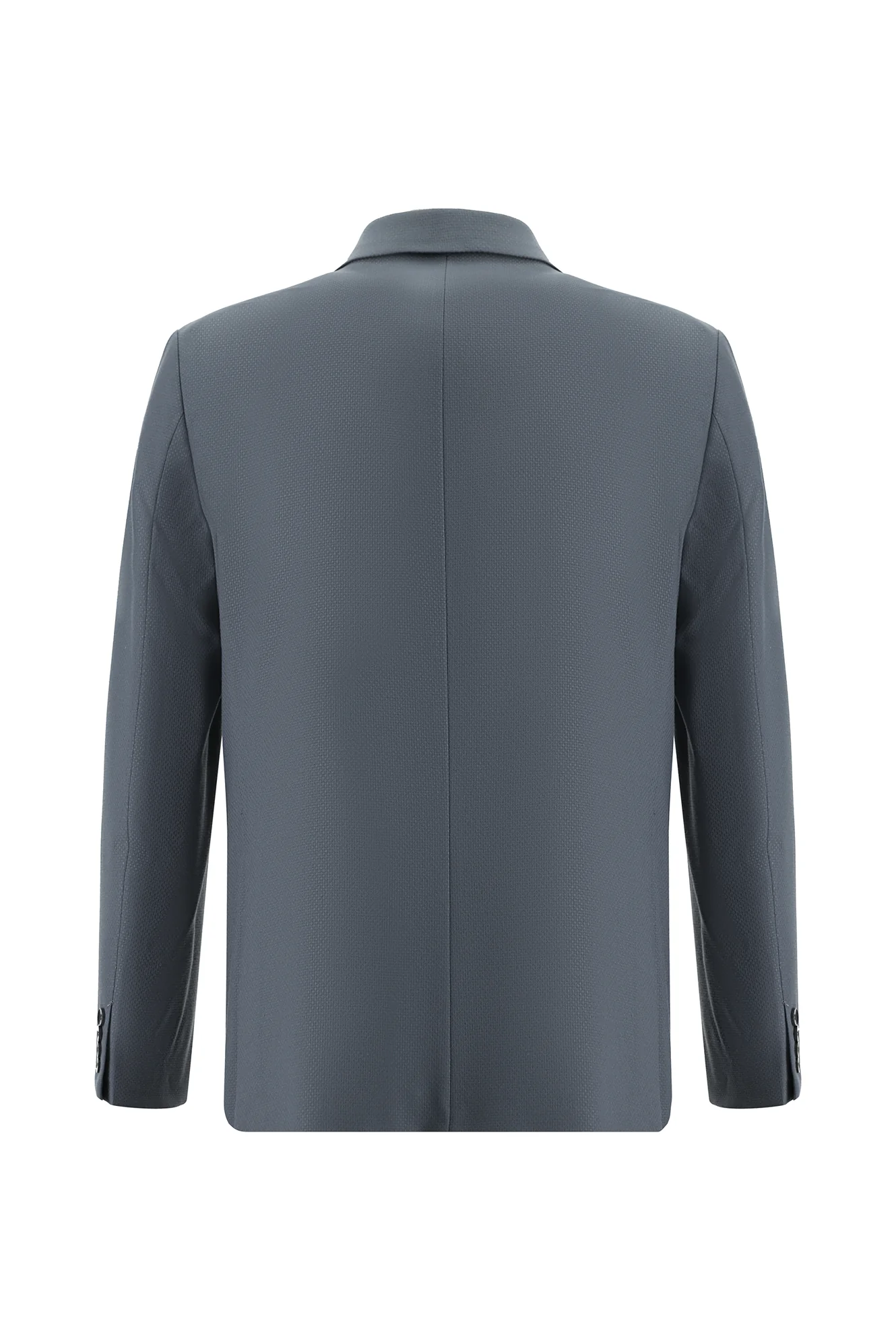 Orta Füme 4 Drop Relaxed Fit Rahat Kesim Klasik Ceket - Image 2