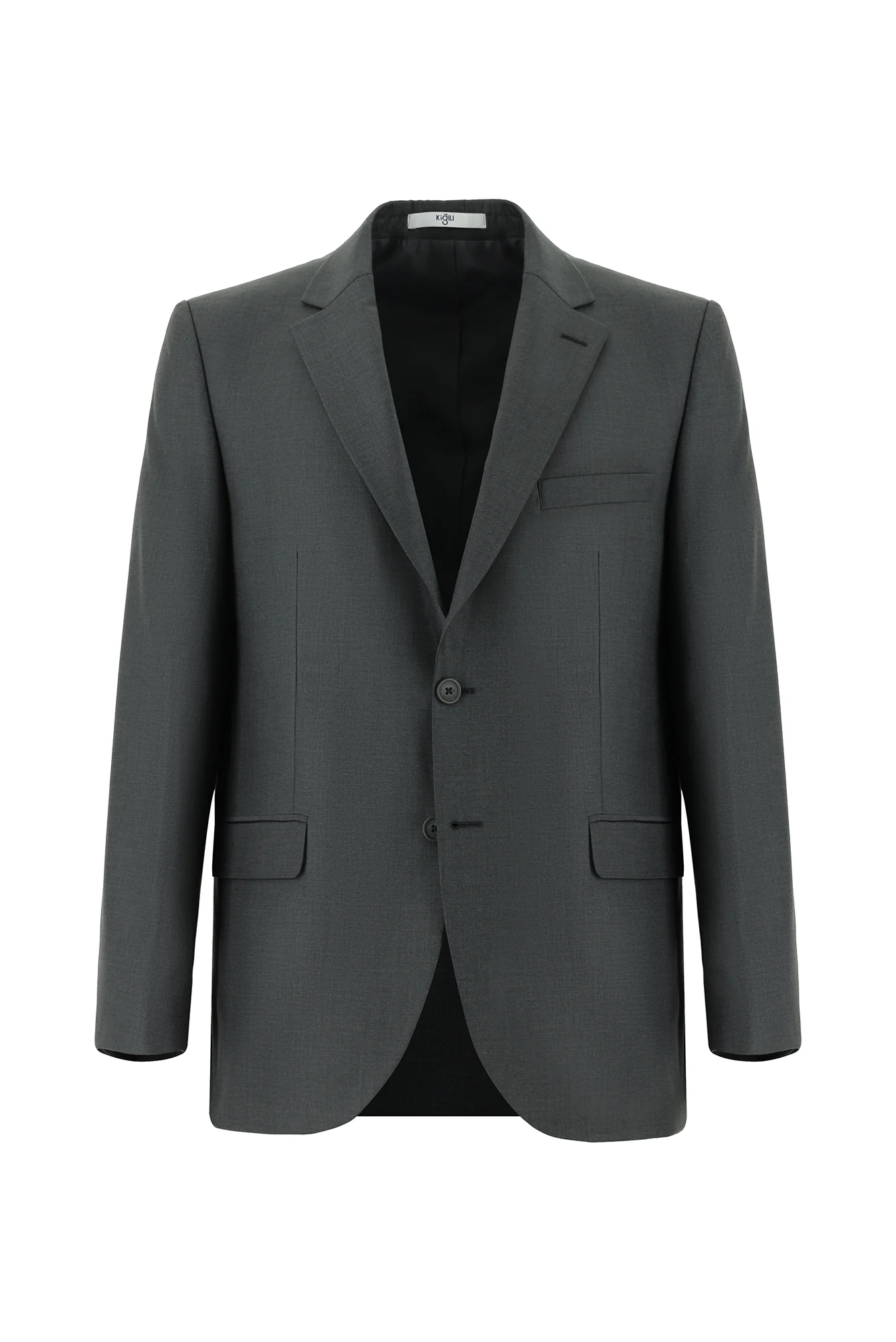 Orta Füme 4 Drop Relaxed Fit Rahat Kesim Takım Elbise - Image 2
