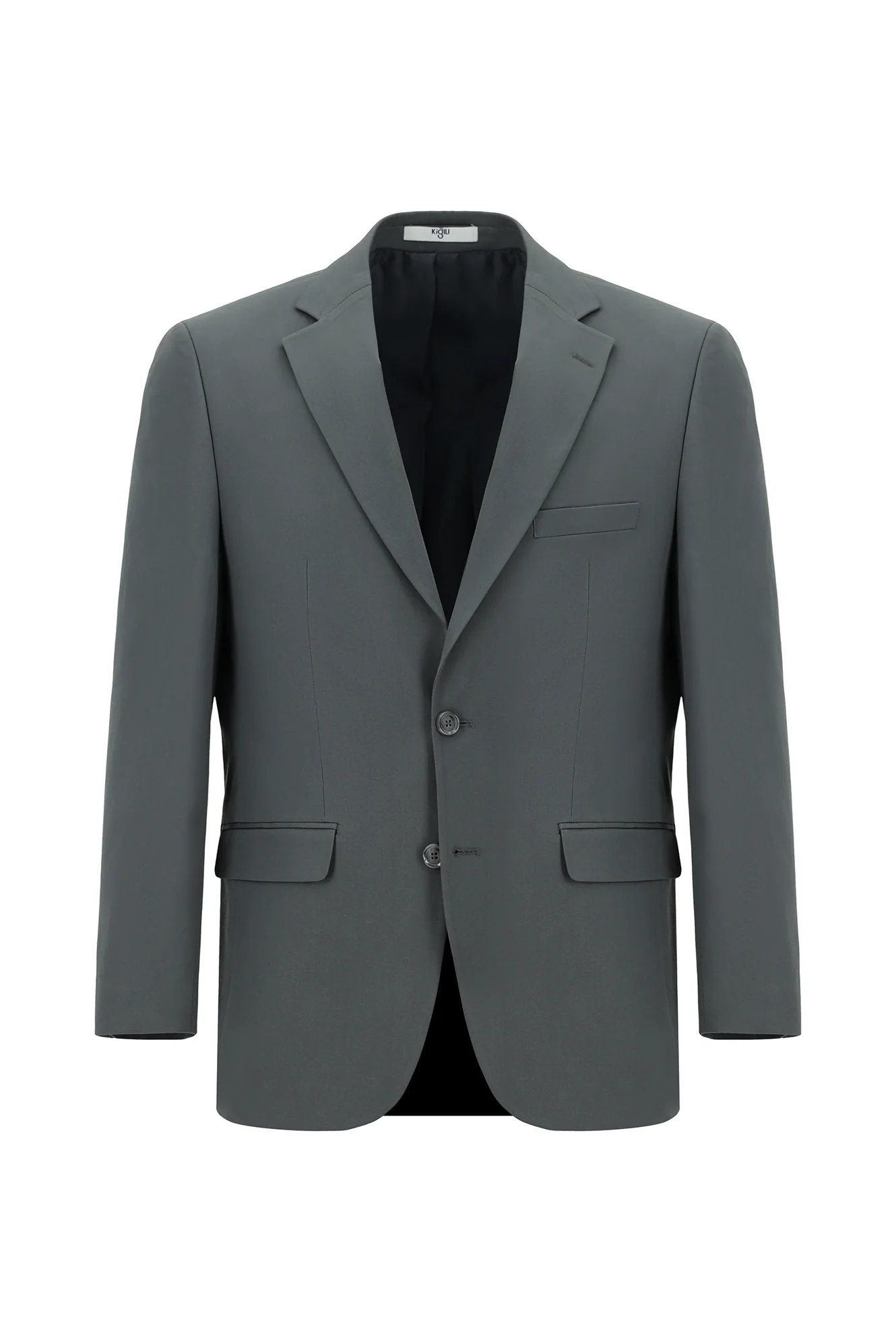Orta Füme 4 Drop Relaxed Fit Rahat Kesim Takım Elbise - Image 2