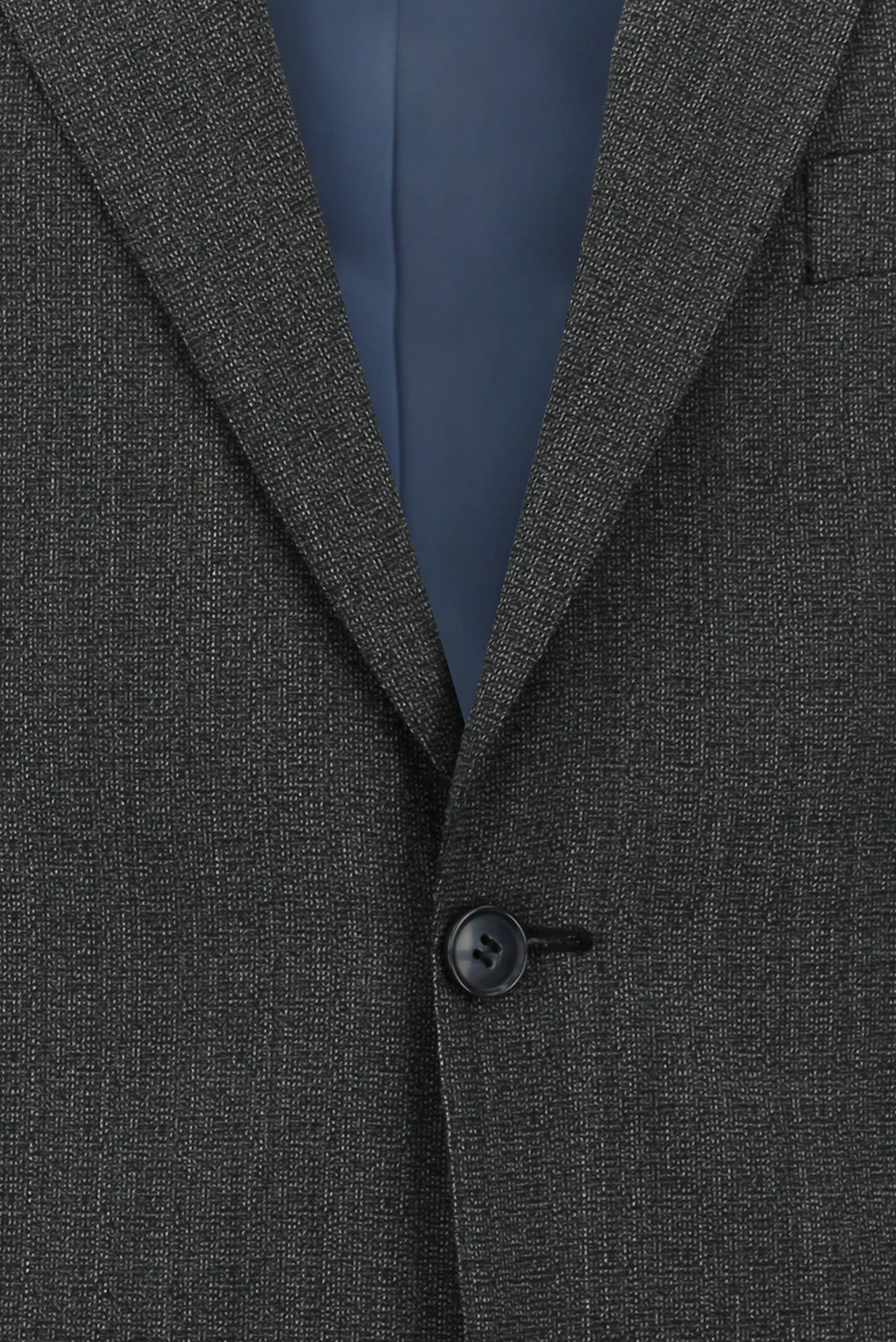 Orta Füme 4 Drop Relaxed Fit Rahat Kesim Yünlü Desenli Takım Elbise - Image 4
