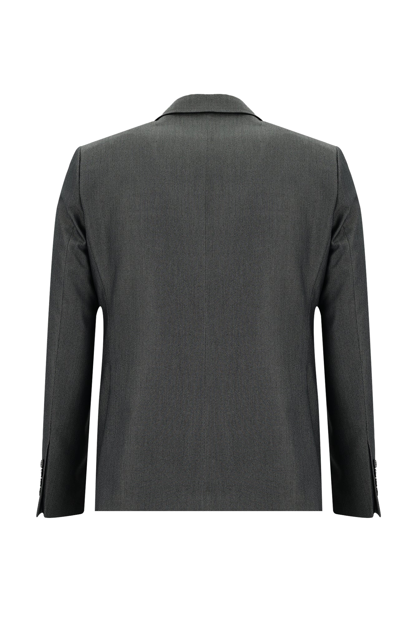 Orta Füme 7 Drop Slim Fit Dar Kesim Desenli Takım Elbise - Image 3