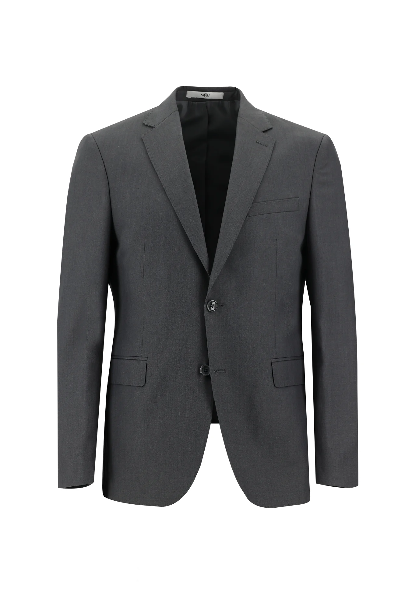 Orta Füme 7 Drop Slim Fit Dar Kesim Takım Elbise - Image 2