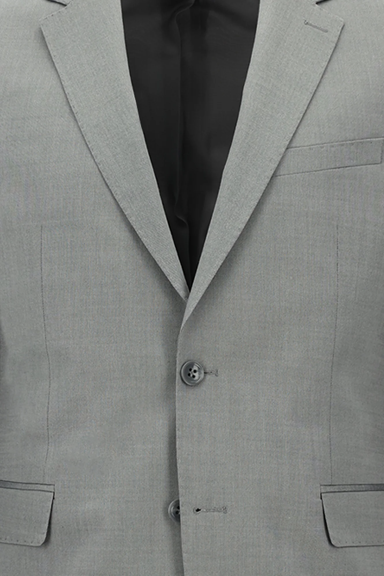 Orta Füme 7 Drop Slim Fit Dar Kesim Yünlü Takım Elbise - Image 4