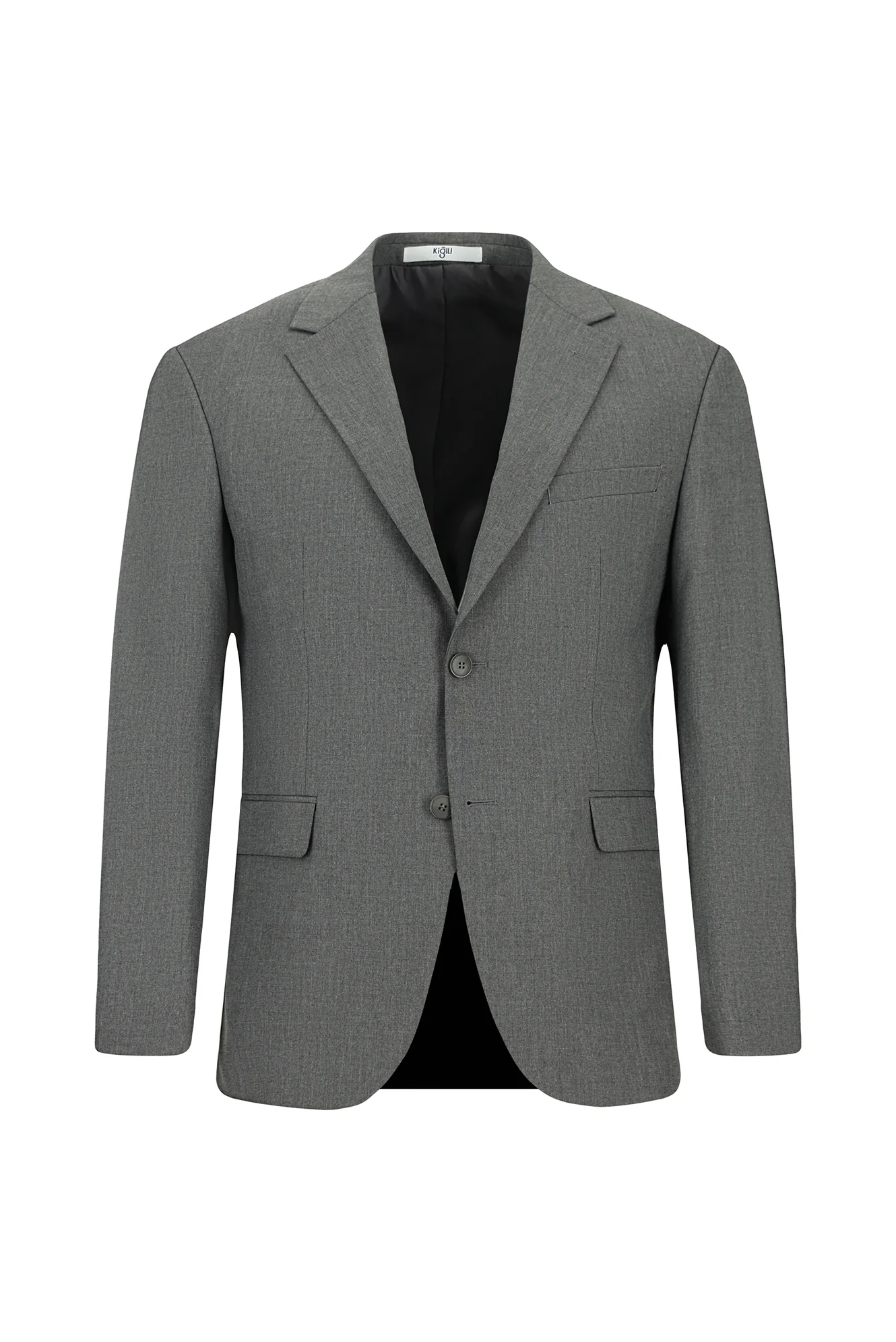 Orta Füme 7 Drop Slim Fit Dar Kesim Takım Elbise - Image 2