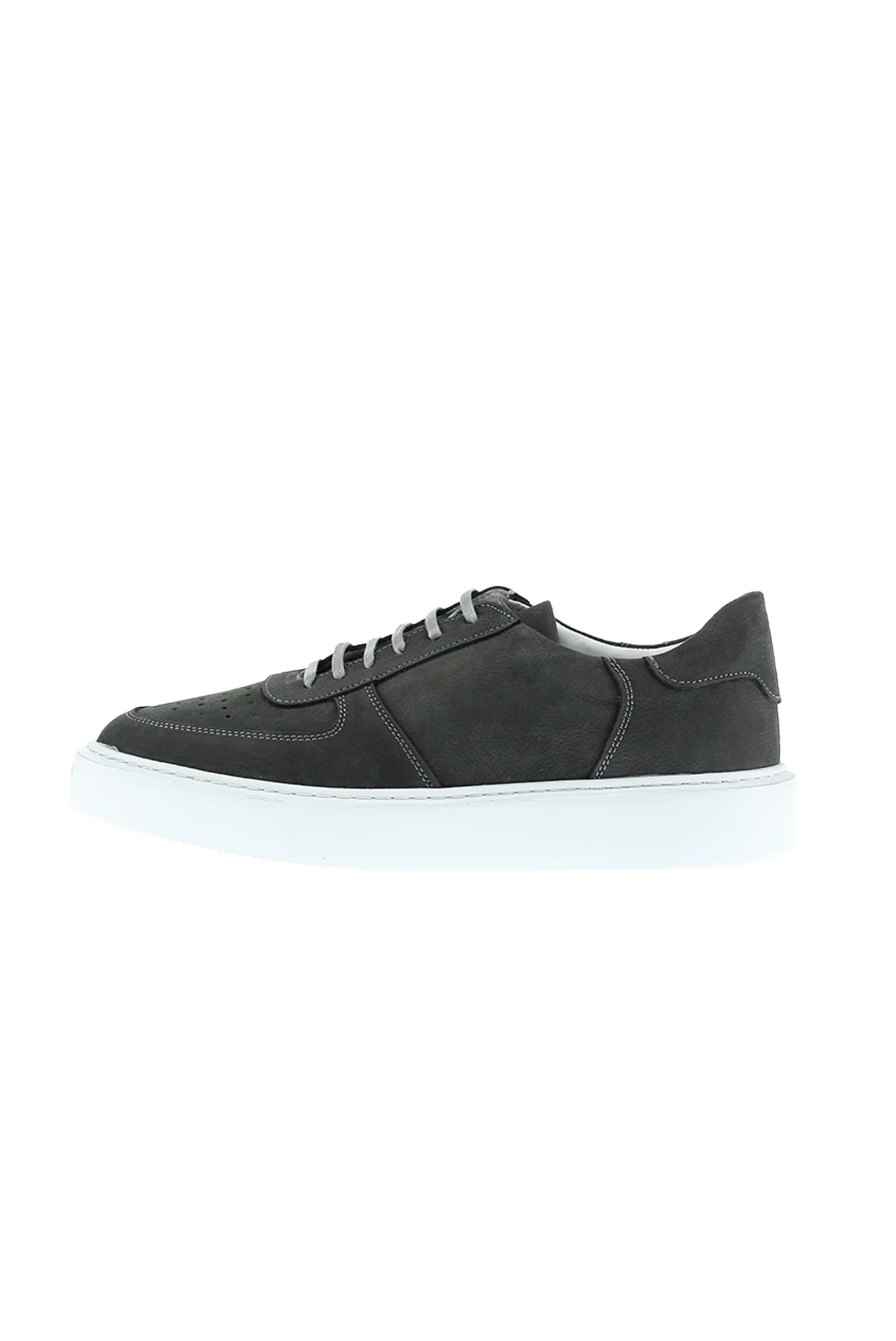 Orta Füme Sneaker Deri Ayakkabı - Image 2