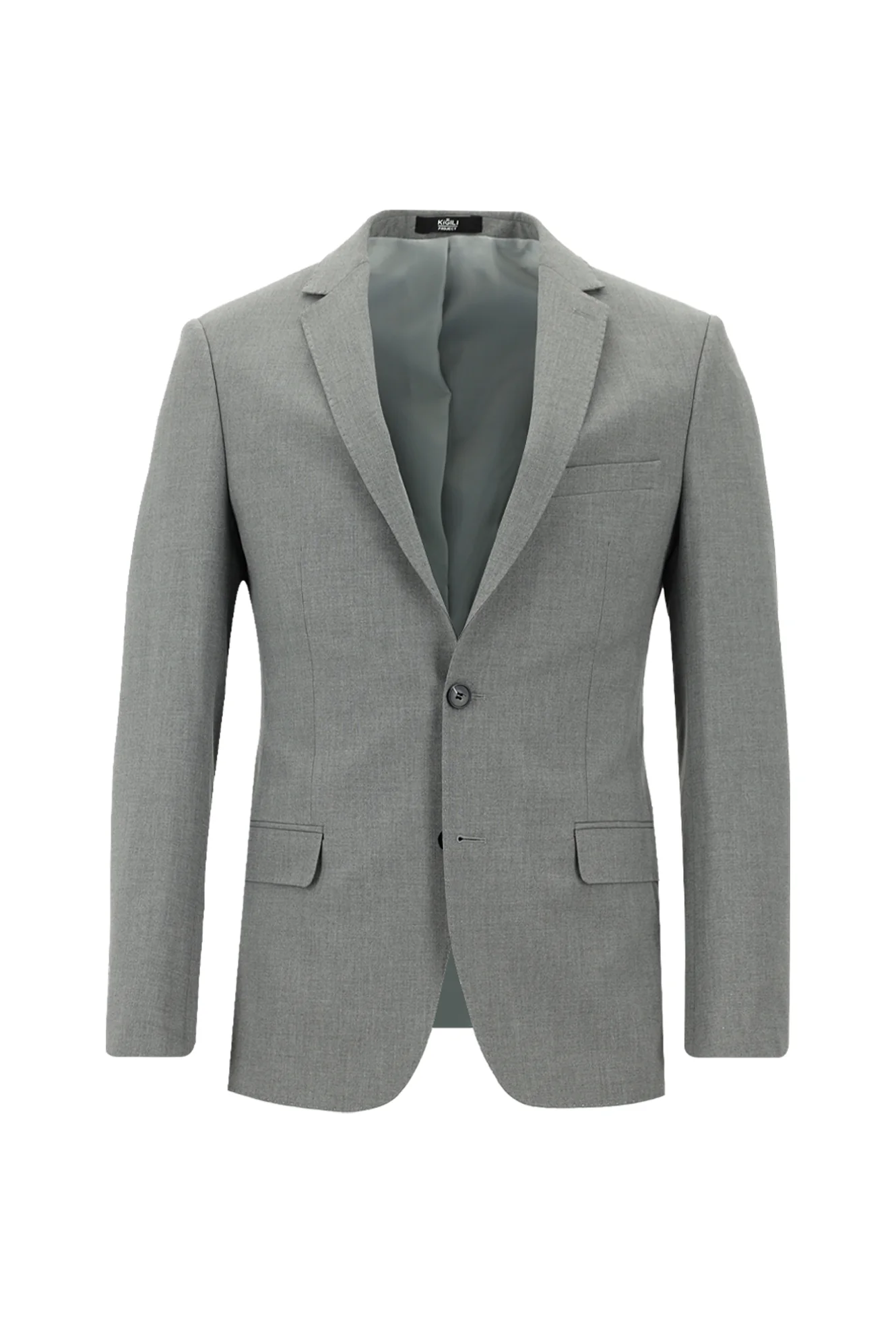 Orta Füme 7 Drop Super Slim Fit Eksra Dar Kesim Fit Takım Elbise - Image 2