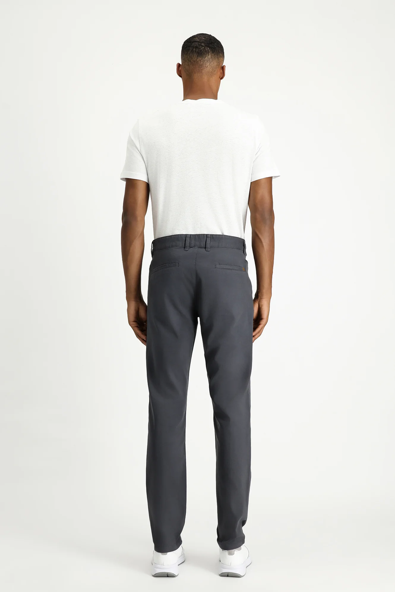 Orta Füme Super Slim Fit Eksra Dar Kesim Likralı Kanvas / Chino Pantolon - Image 5