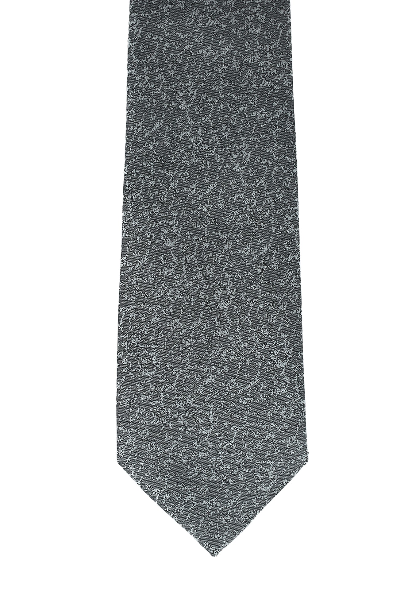 Orta Gri Desenli Kravat - Image 2