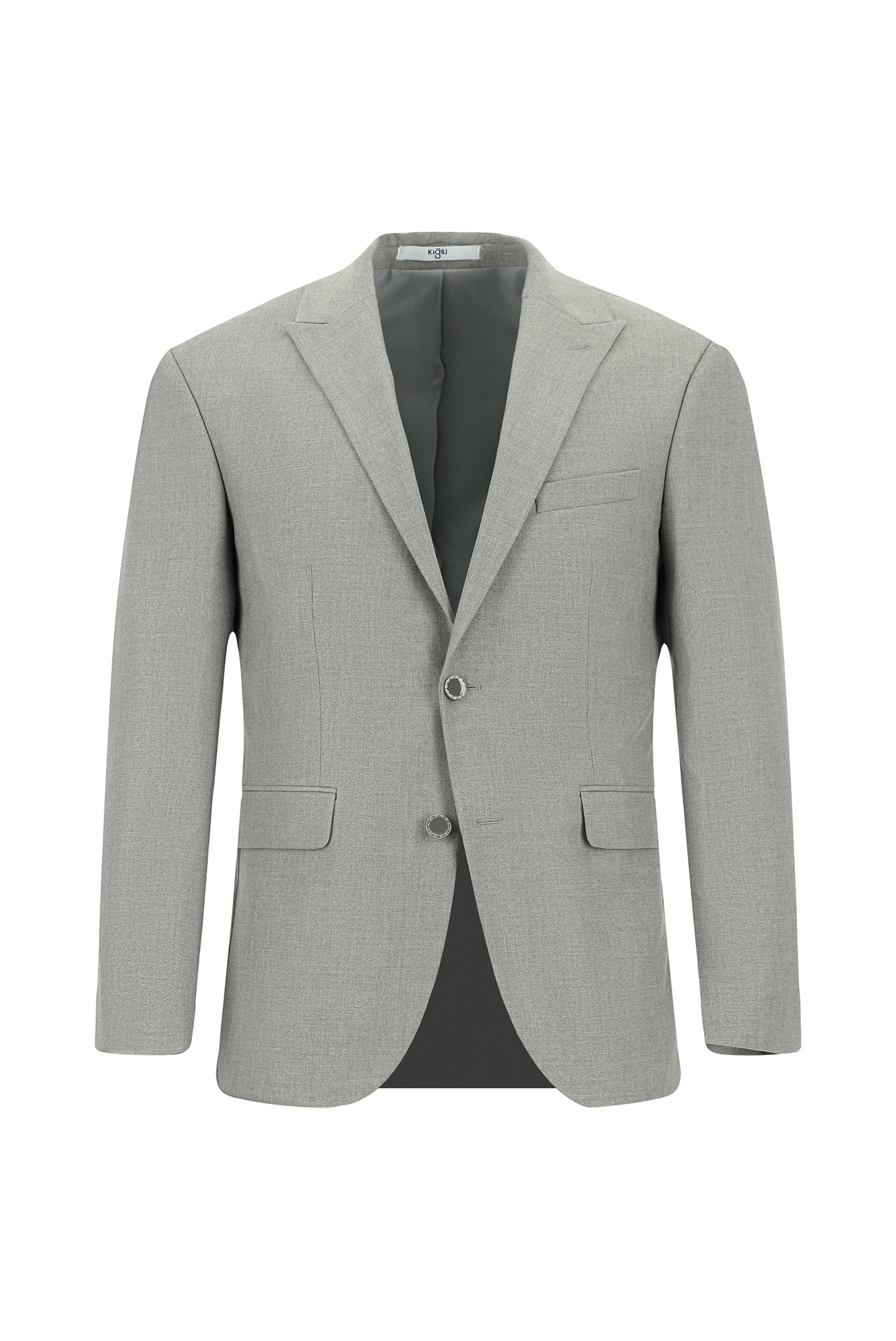 Orta Gri 7 Drop Super Slim Fit Eksra Dar Kesim Takım Elbise - Image 2