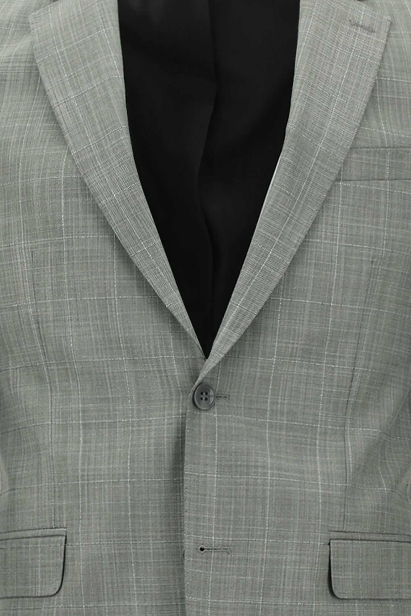 Orta Gri 6 Drop Regular Fit Standart Kesim Kareli Takım Elbise - Image 4