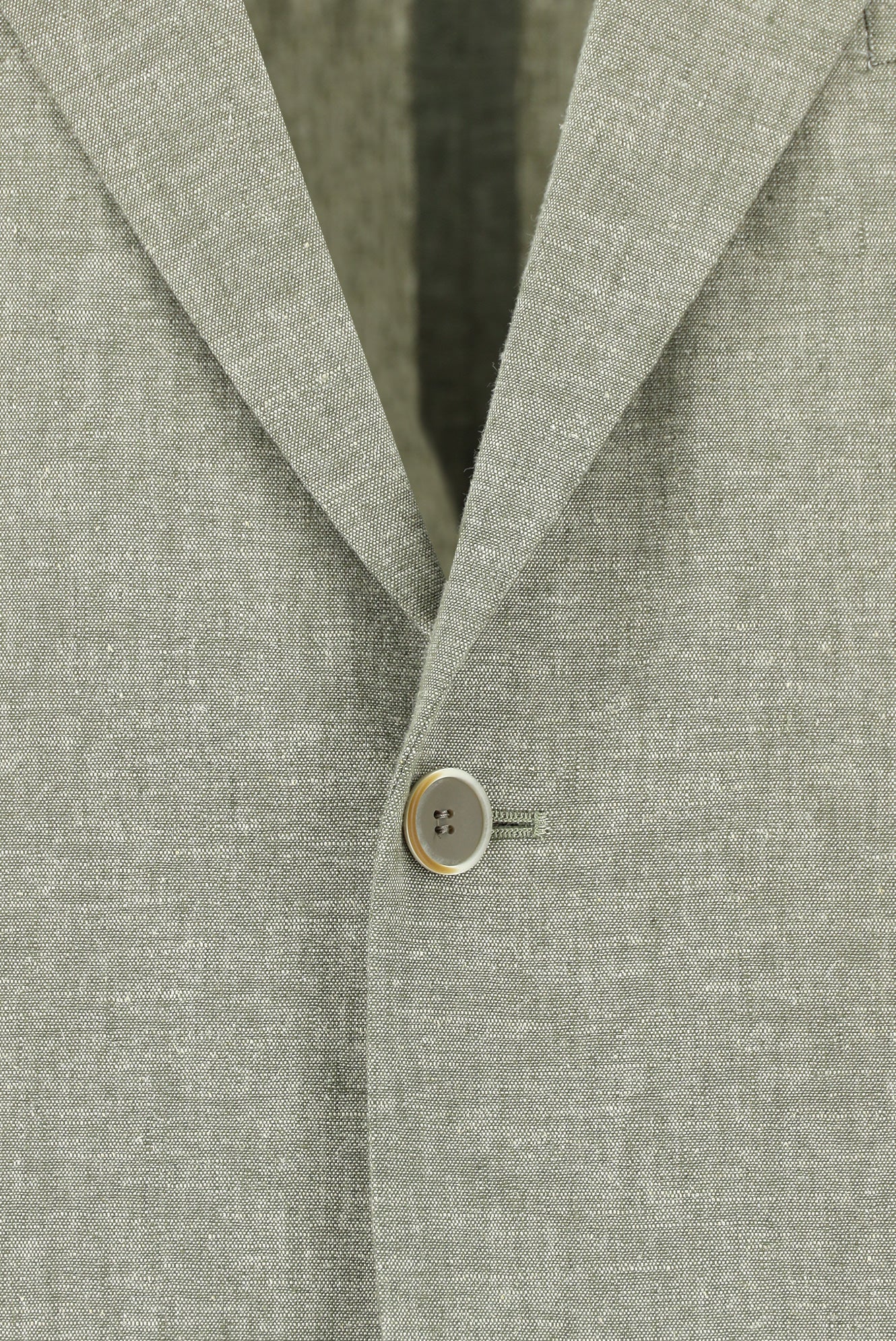 Orta Gri 4 Drop Relaxed Fit Rahat Kesim Keten Karışımlı Ceket - Image 3