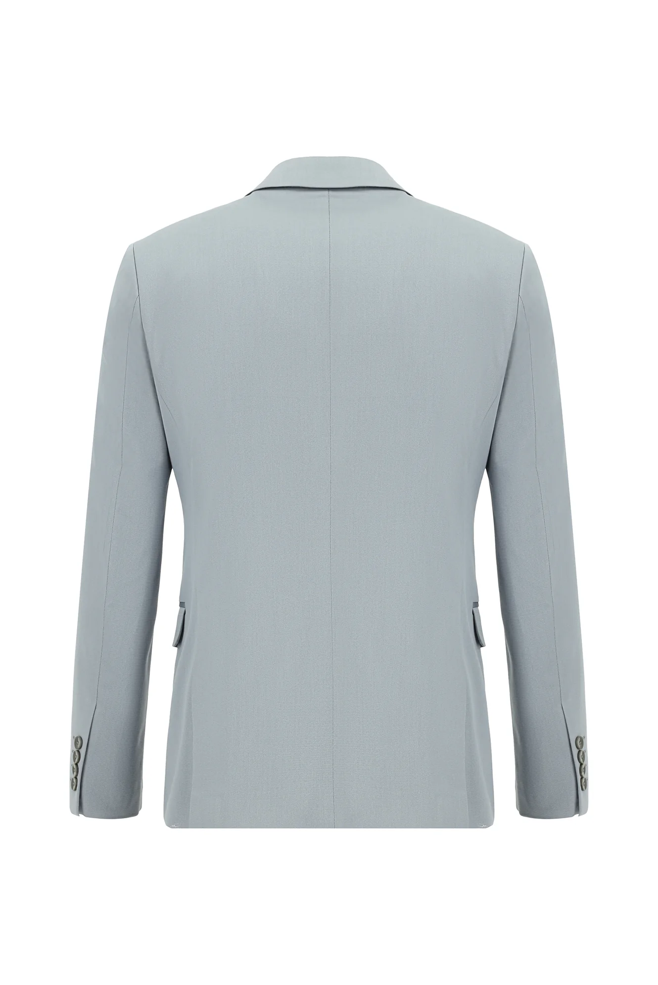 Orta Gri 4 Drop Relaxed Fit Rahat Kesim Pamuklu Lyocell Takım Elbise - Image 3