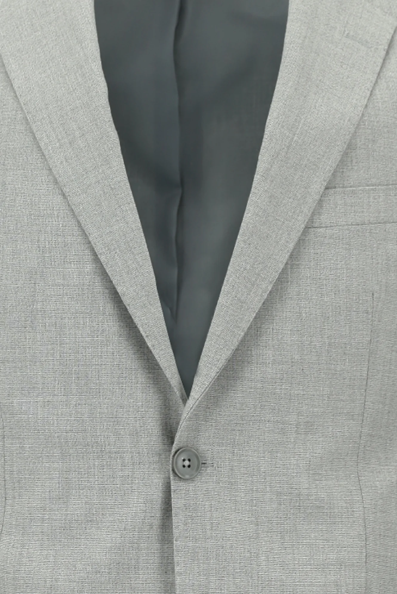 Orta Gri 7 Drop Slim Fit Dar Kesim Beli Lastikli İpli Desenli Takım Elbise - Image 4